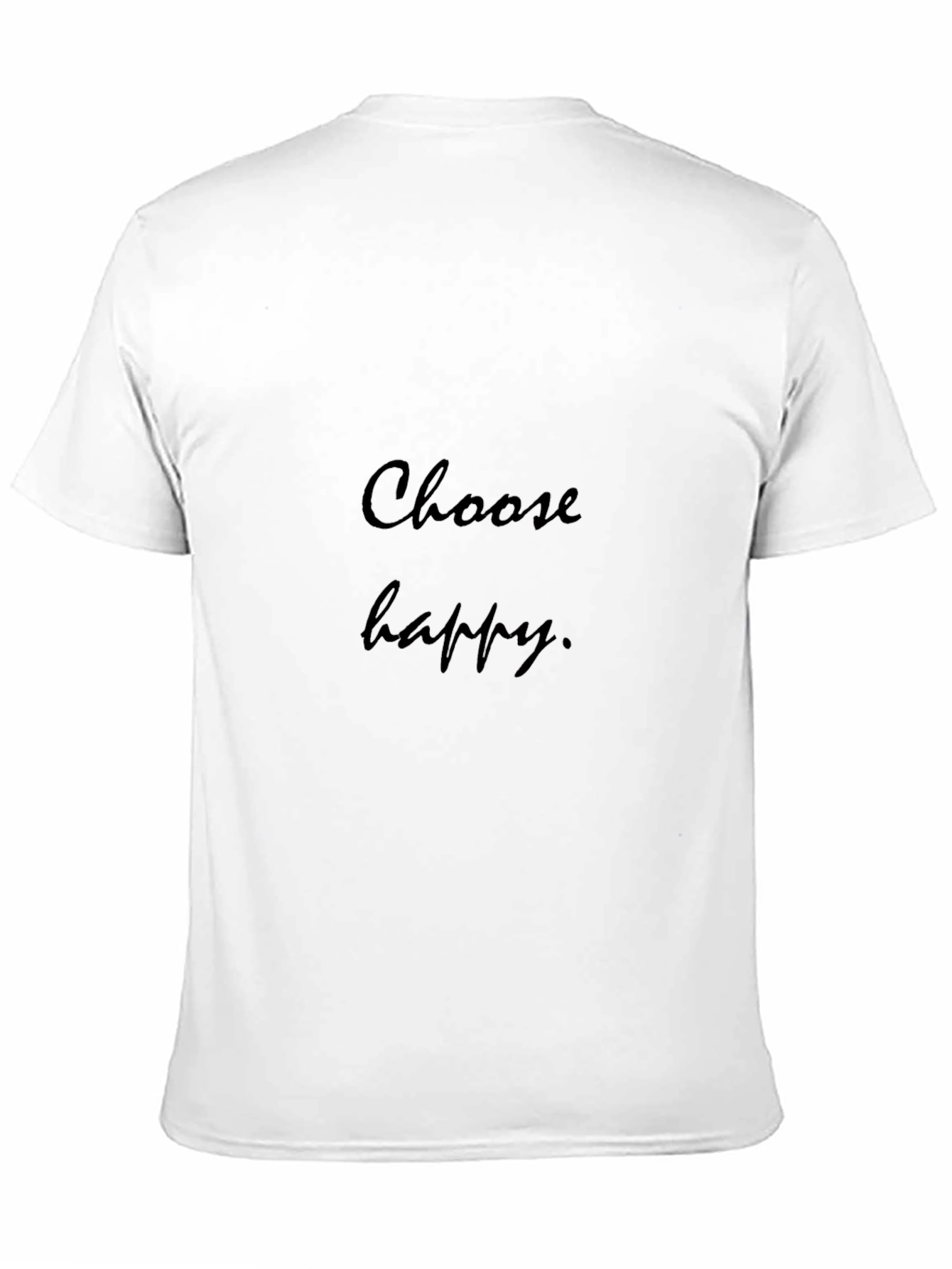 Choose Happy Graphic Black Tee