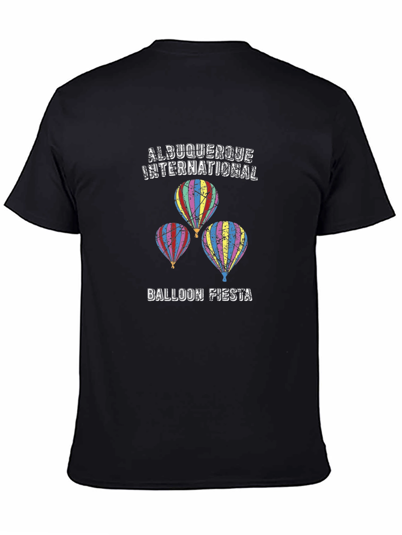 Albuquerque Balloon Fiesta Black T-Shirt