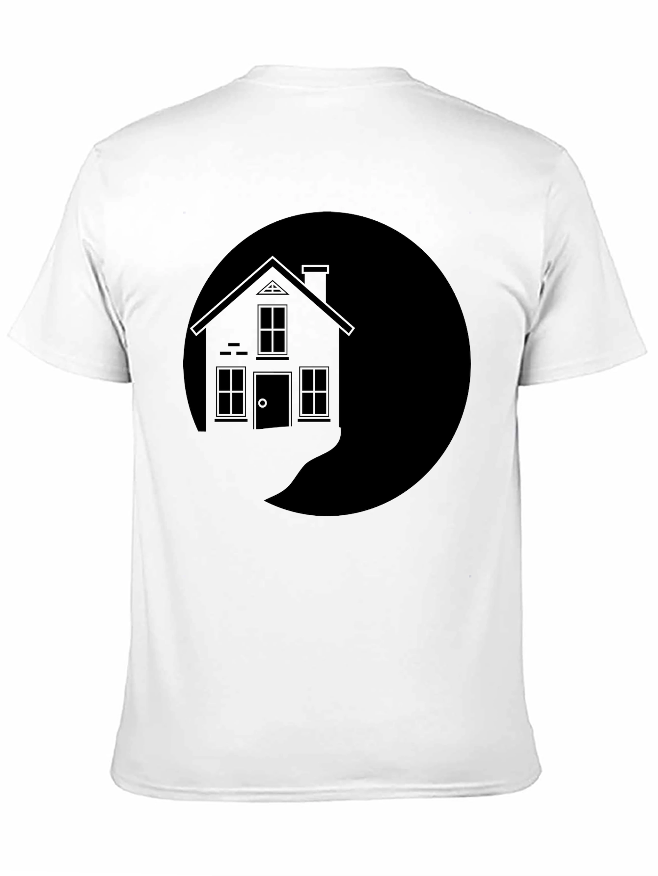House Silhouette Graphic Tee - Modern Style