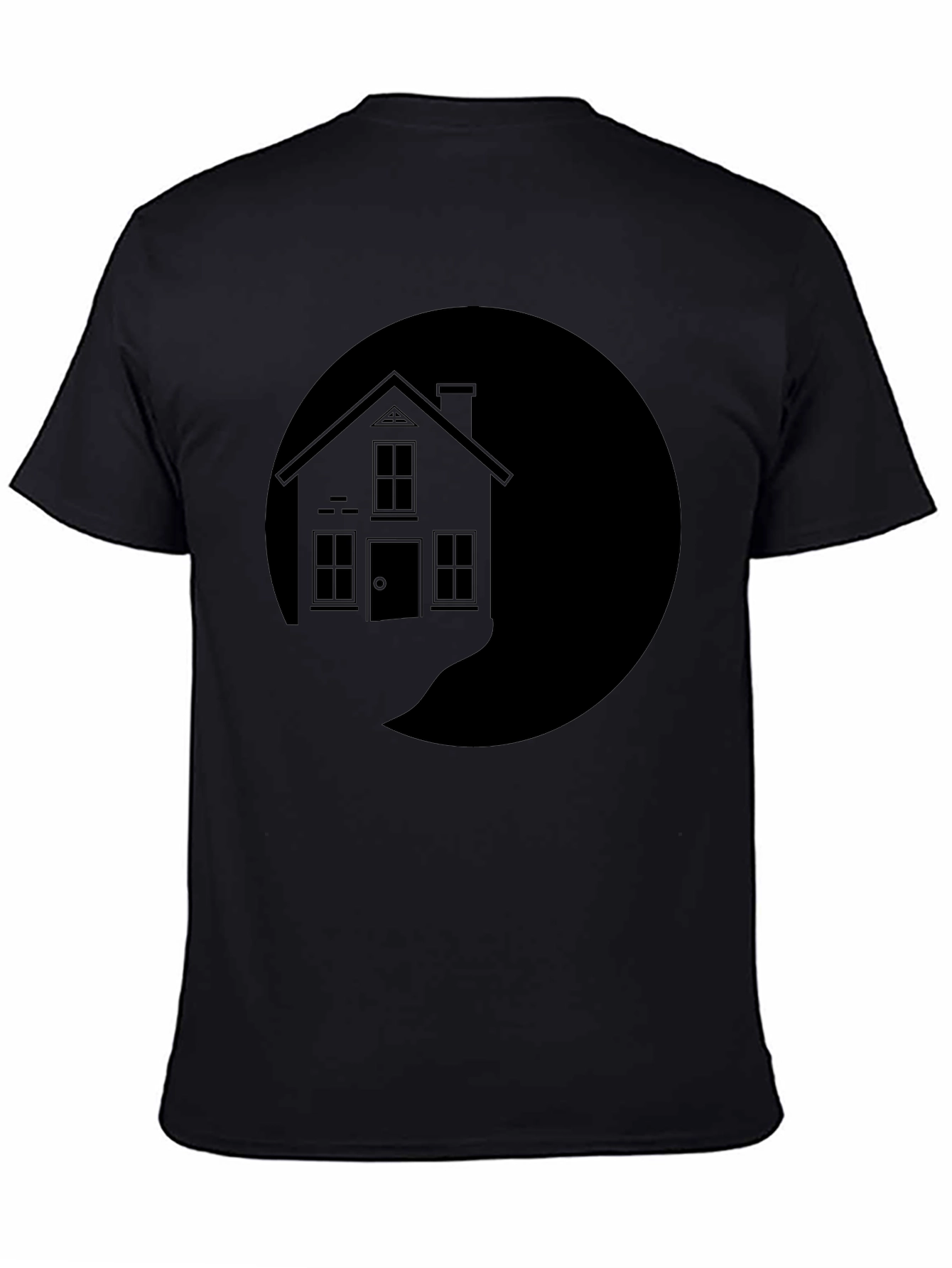 House Silhouette Graphic Tee - Modern Style