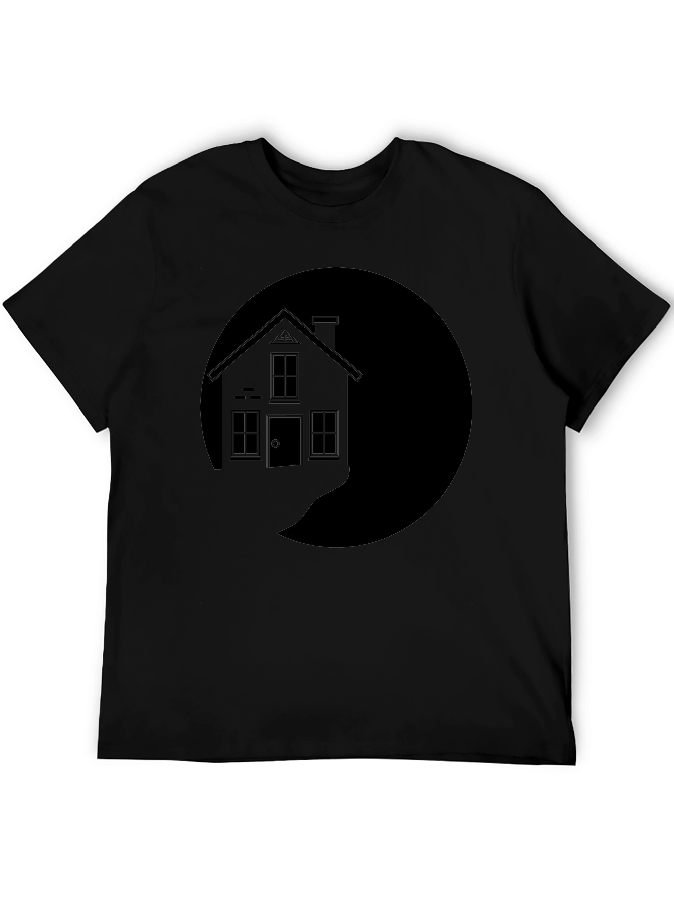House Silhouette Graphic Tee - Modern Style