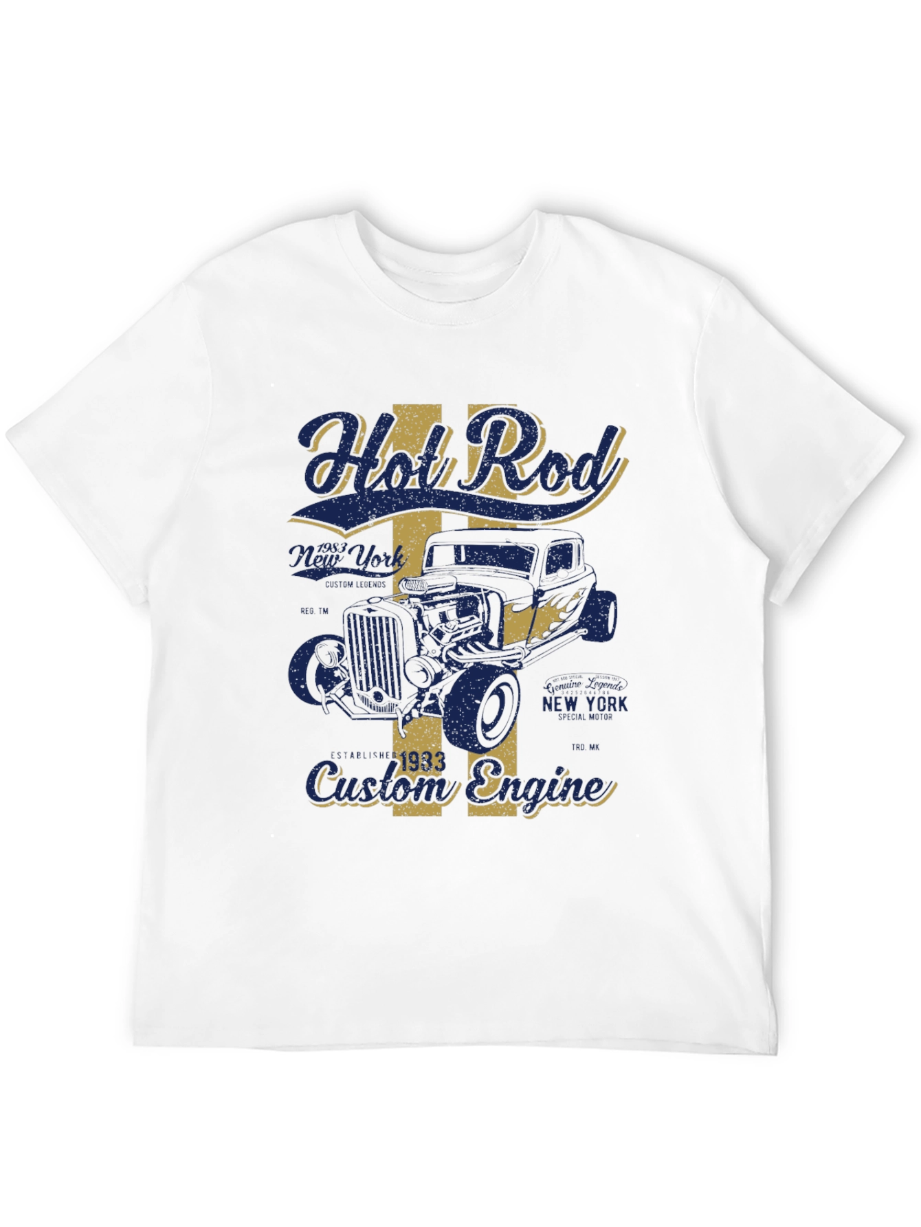 Hot Rod Custom Engine T-Shirt