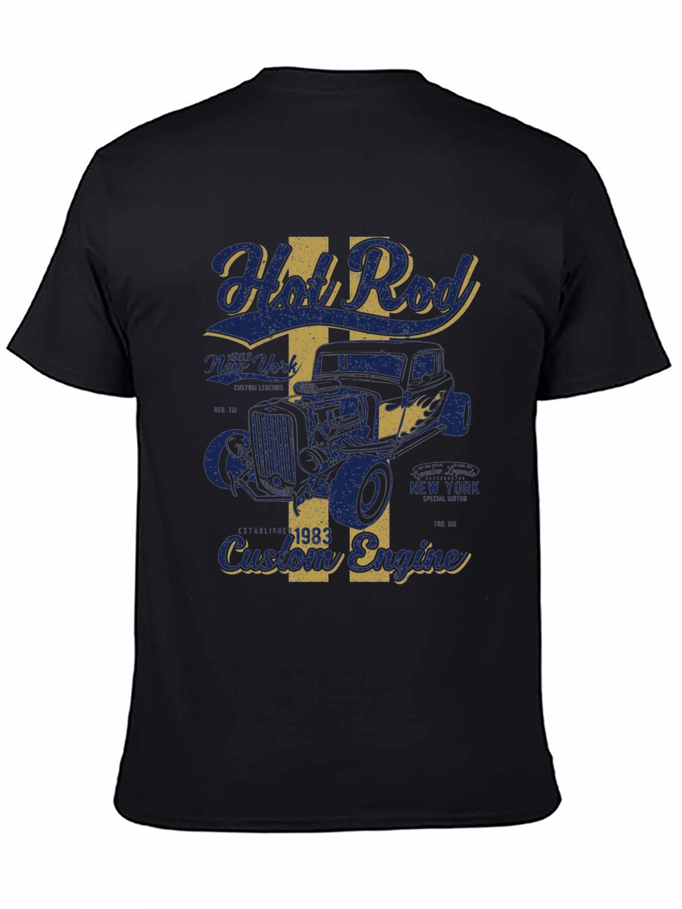 Hot Rod Custom Engine T-Shirt