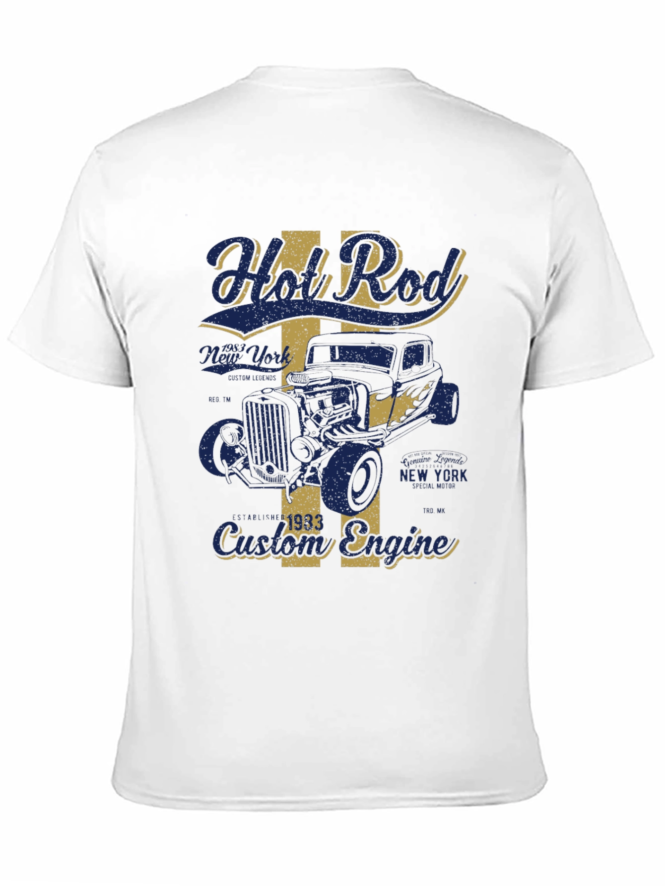 Hot Rod Custom Engine T-Shirt