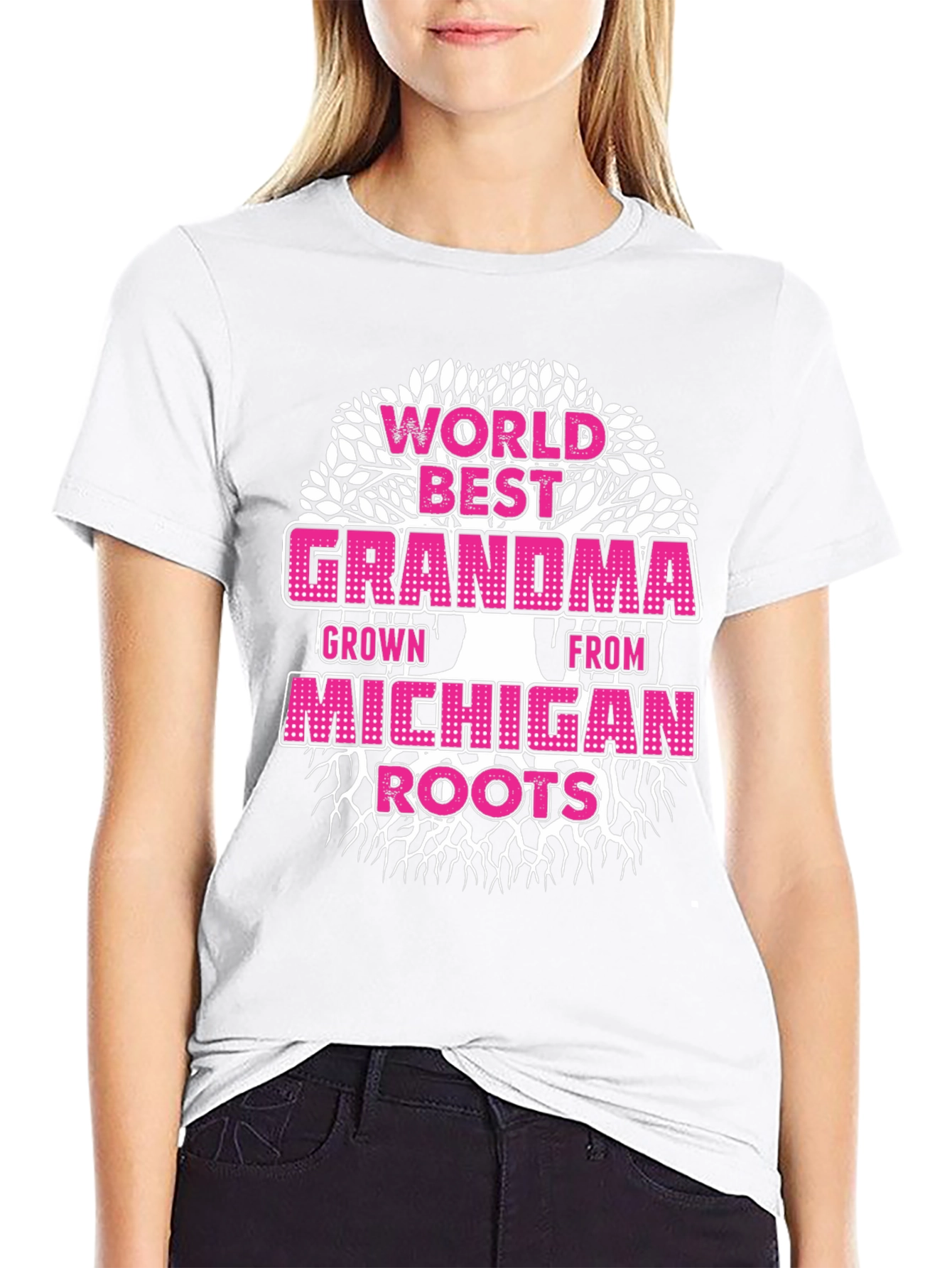 Worlds Best Michigan Grandma T-Shirt