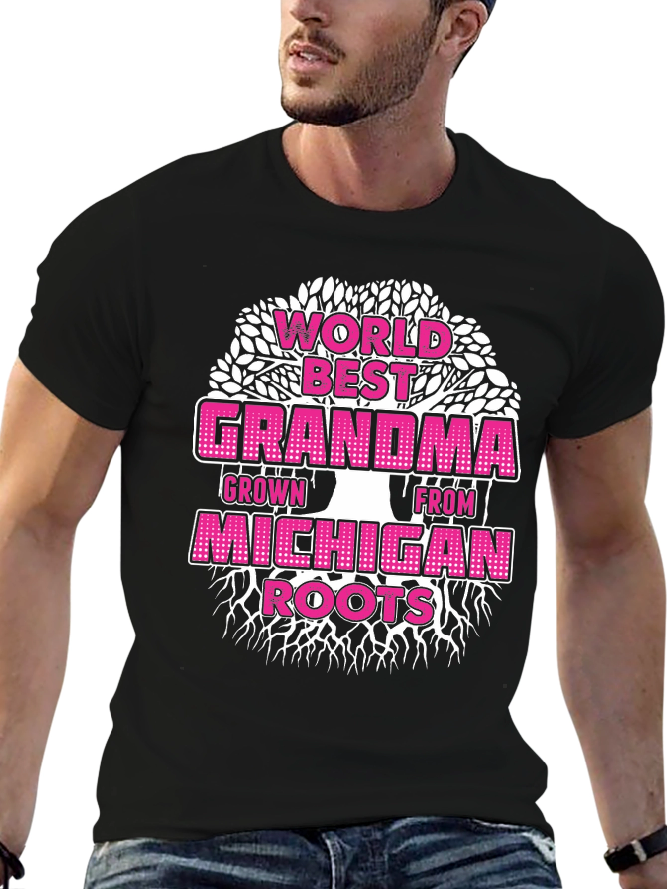 Worlds Best Michigan Grandma T-Shirt