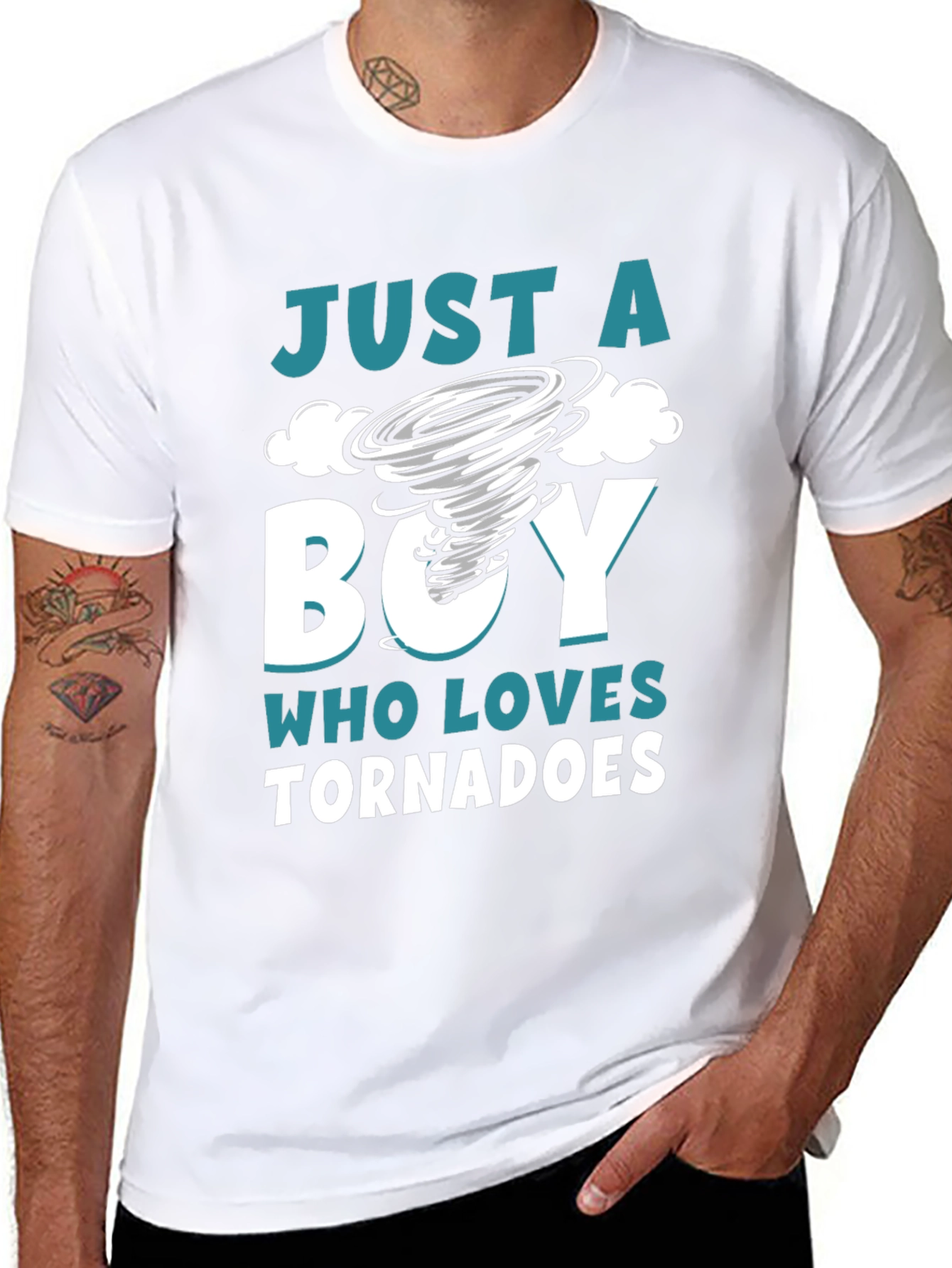 Just A Boy Who Loves Tornadoes T-Shirt