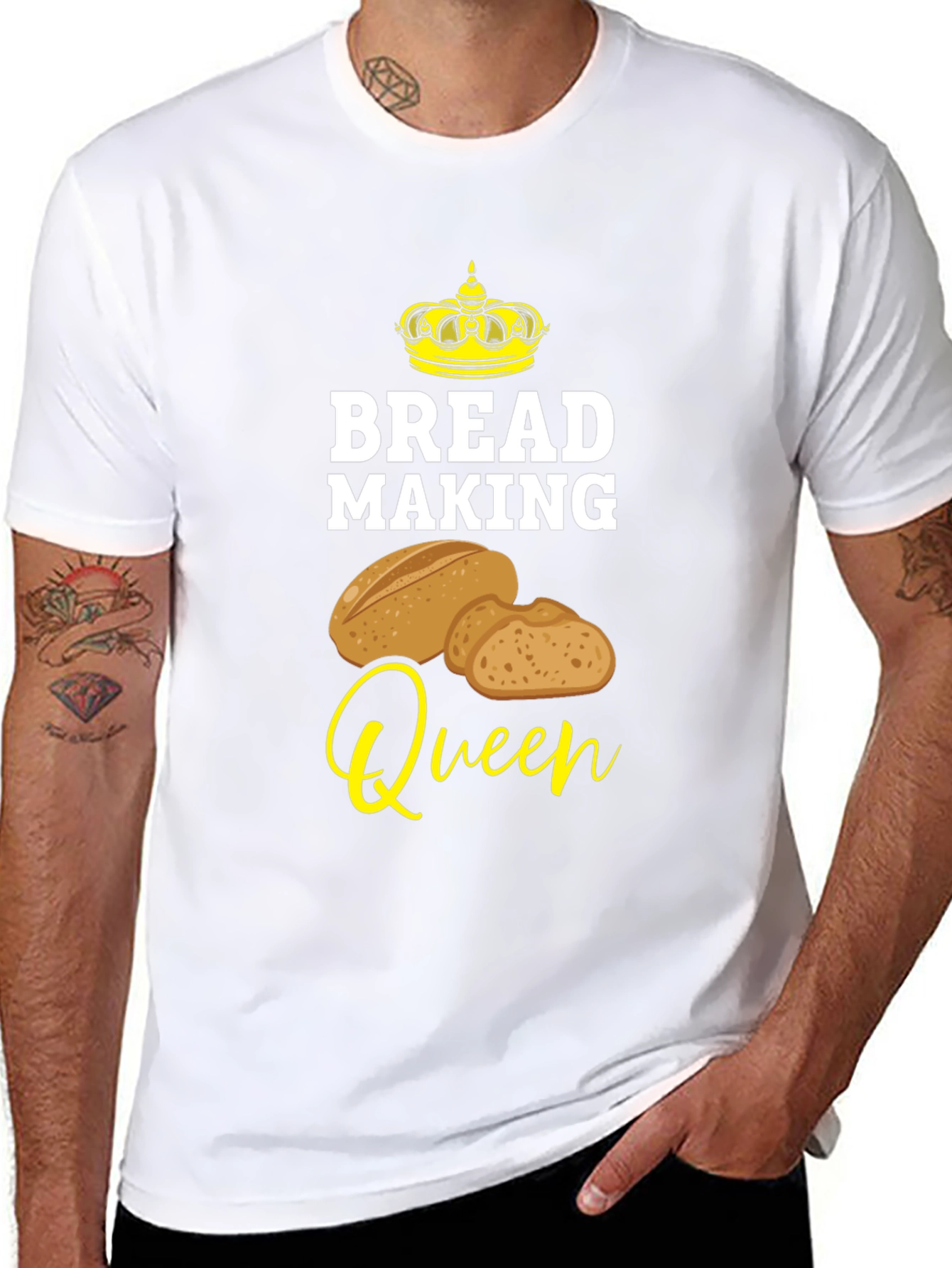 Bread Making Queen T-Shirt - Baking Lover Tee