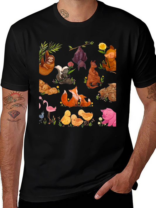 Cute Animal Print T-Shirt