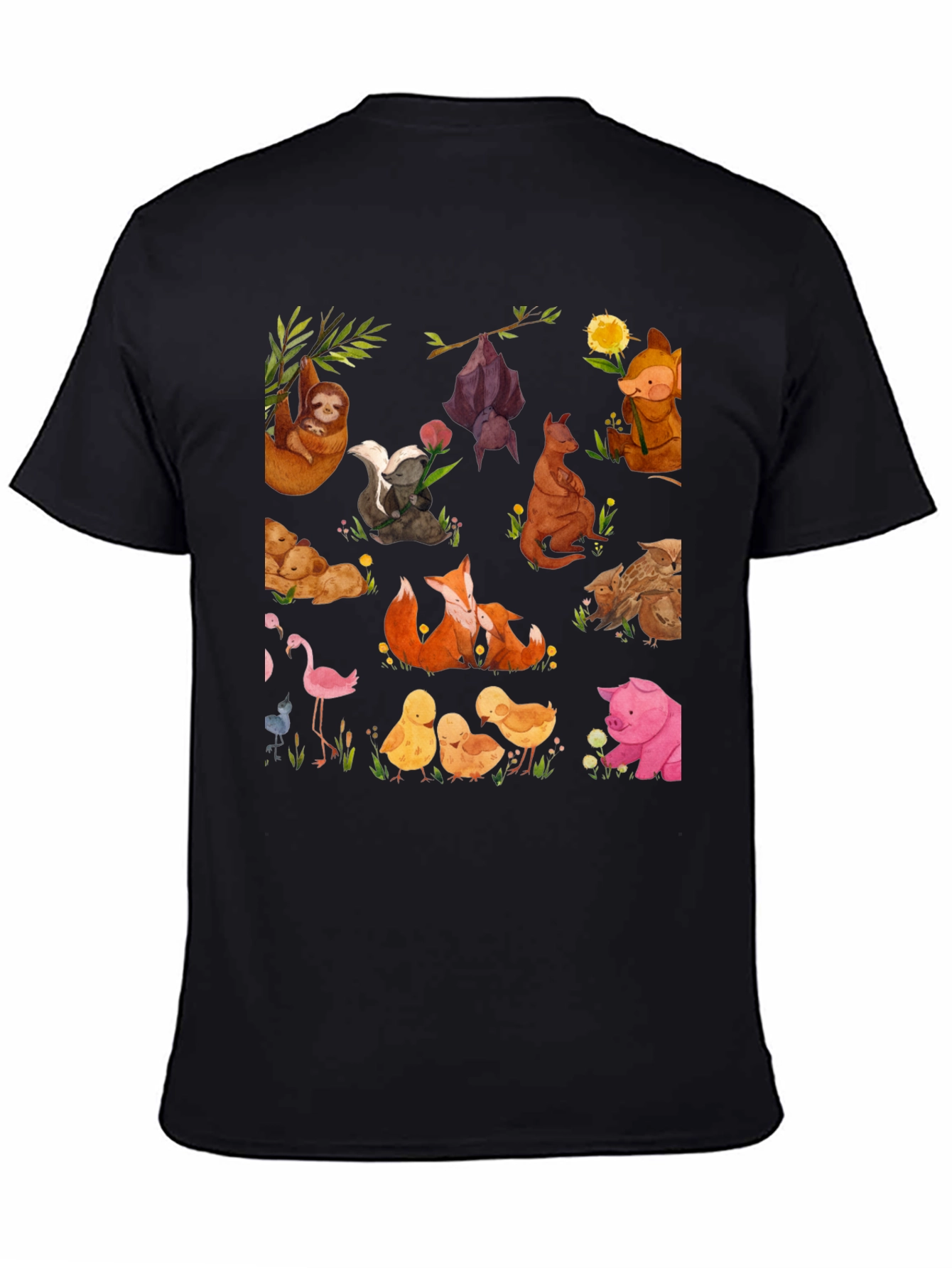 Cute Animal Print T-Shirt