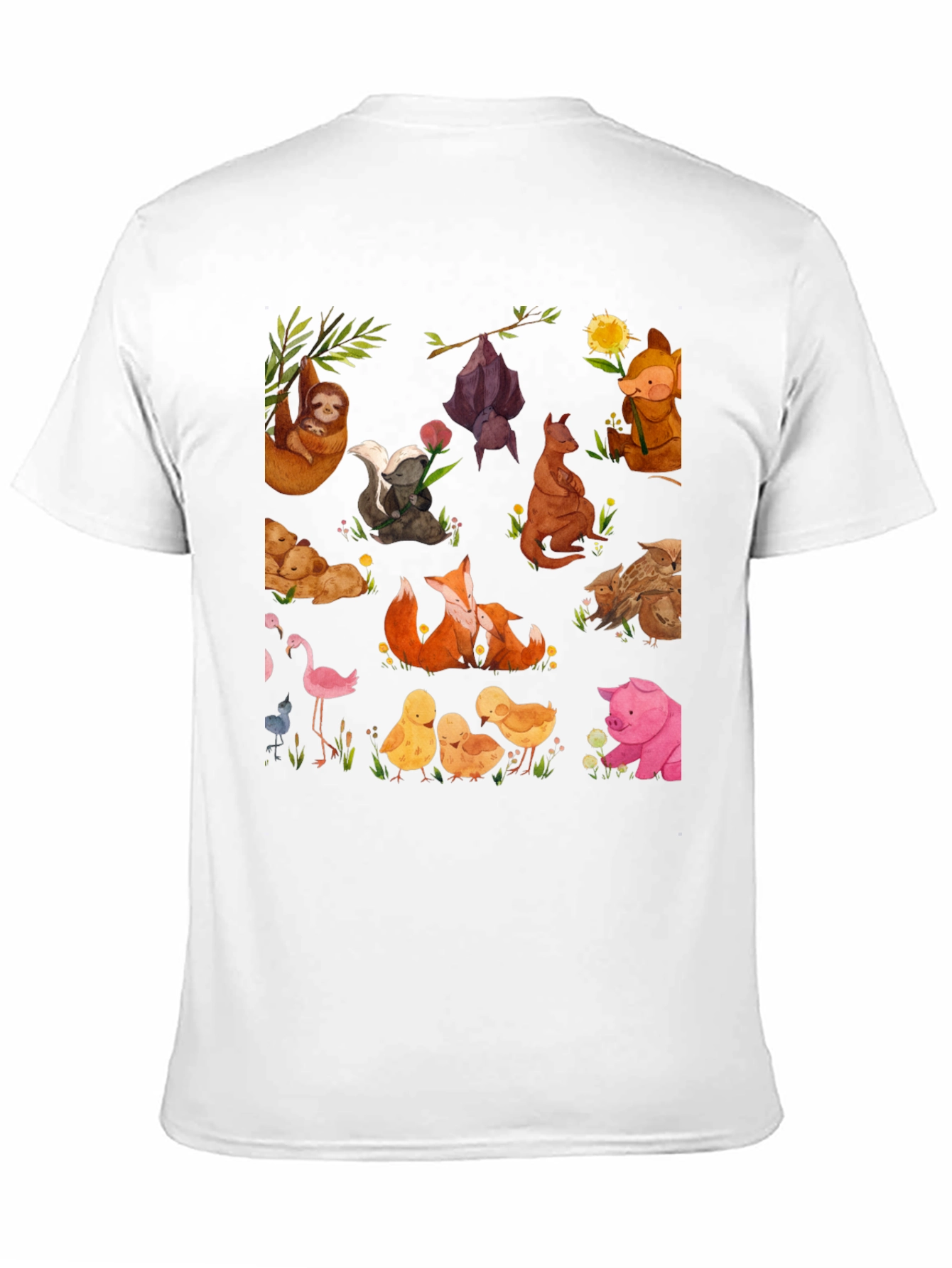 Cute Animal Print T-Shirt