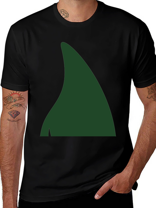 Green Elf Hat Tee - Holiday Festive Shirt