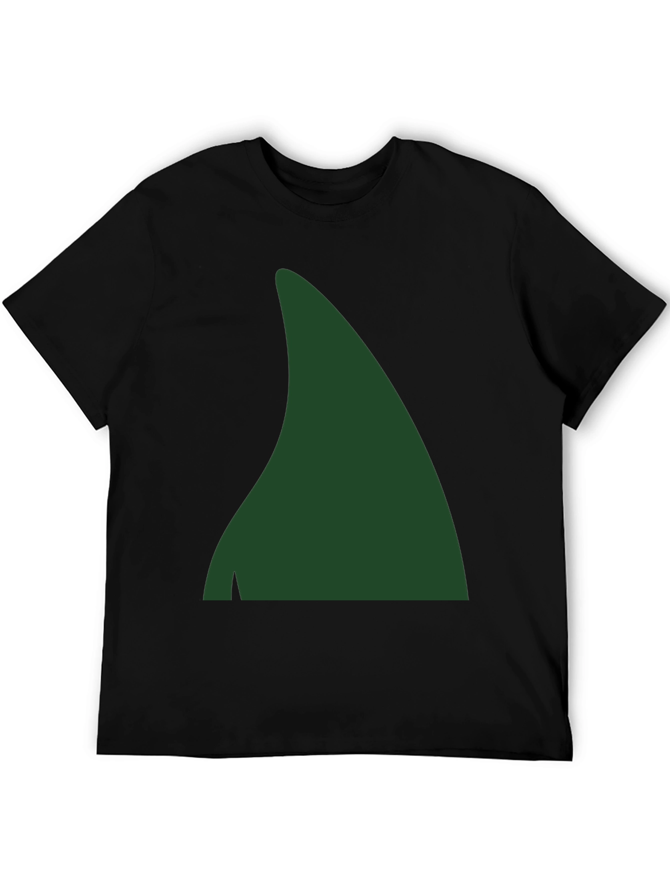 Green Elf Hat Tee - Holiday Festive Shirt