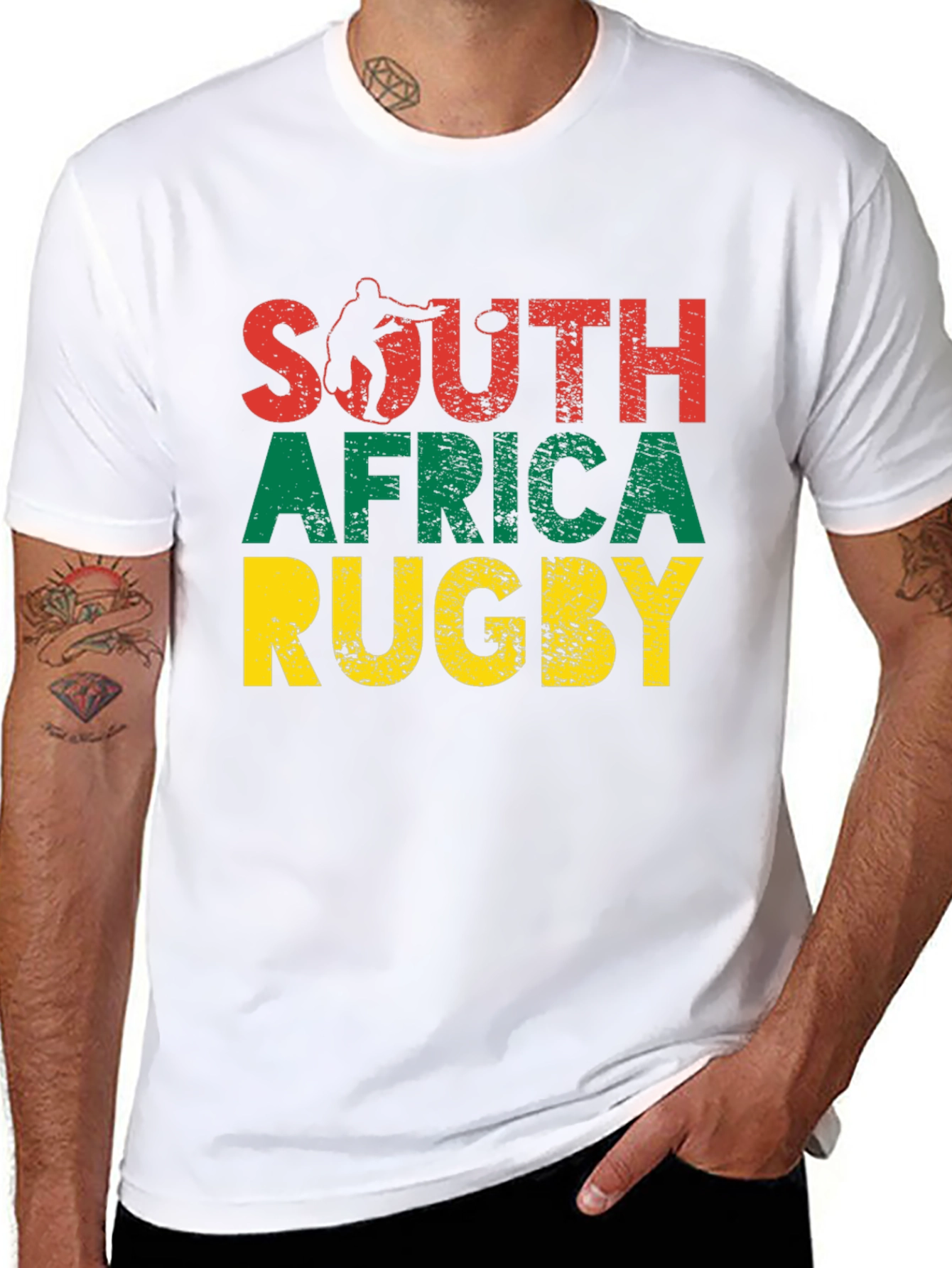 South Africa Rugby T-Shirt - Fan Apparel