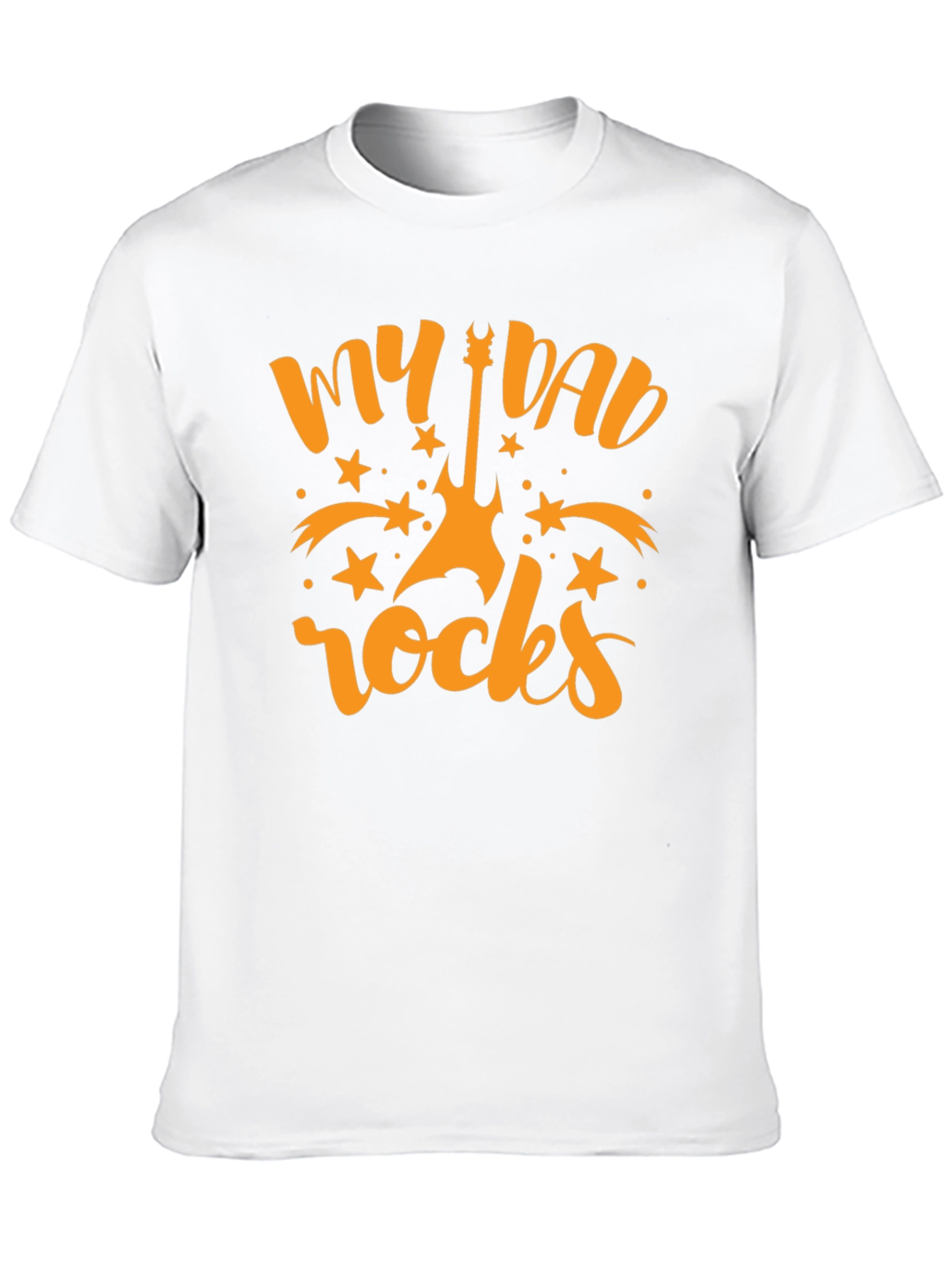 My Dad Rocks Guitar Graphic Tee