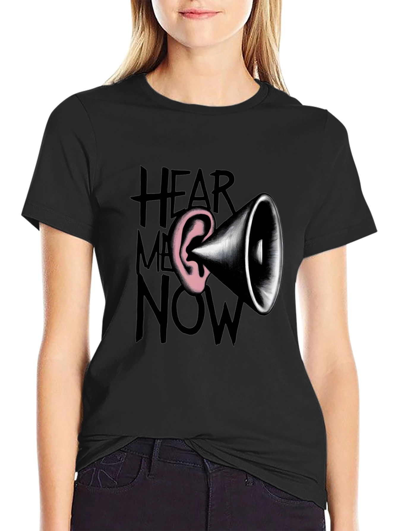 Hear Me Now Graphic Tee - Bold Statement Shirt
