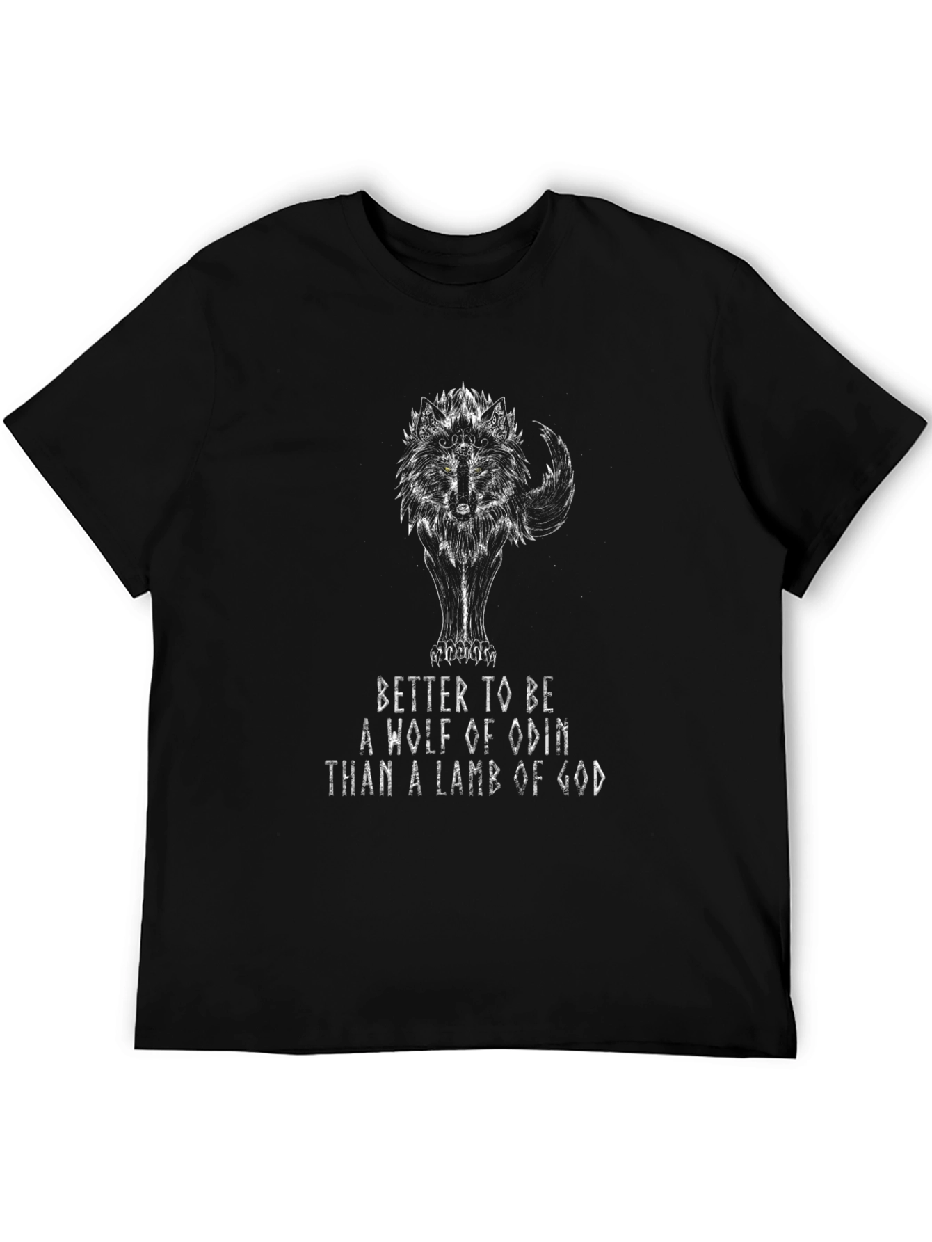 Wolf of Odin Graphic T-Shirt - Viking Inspired Design