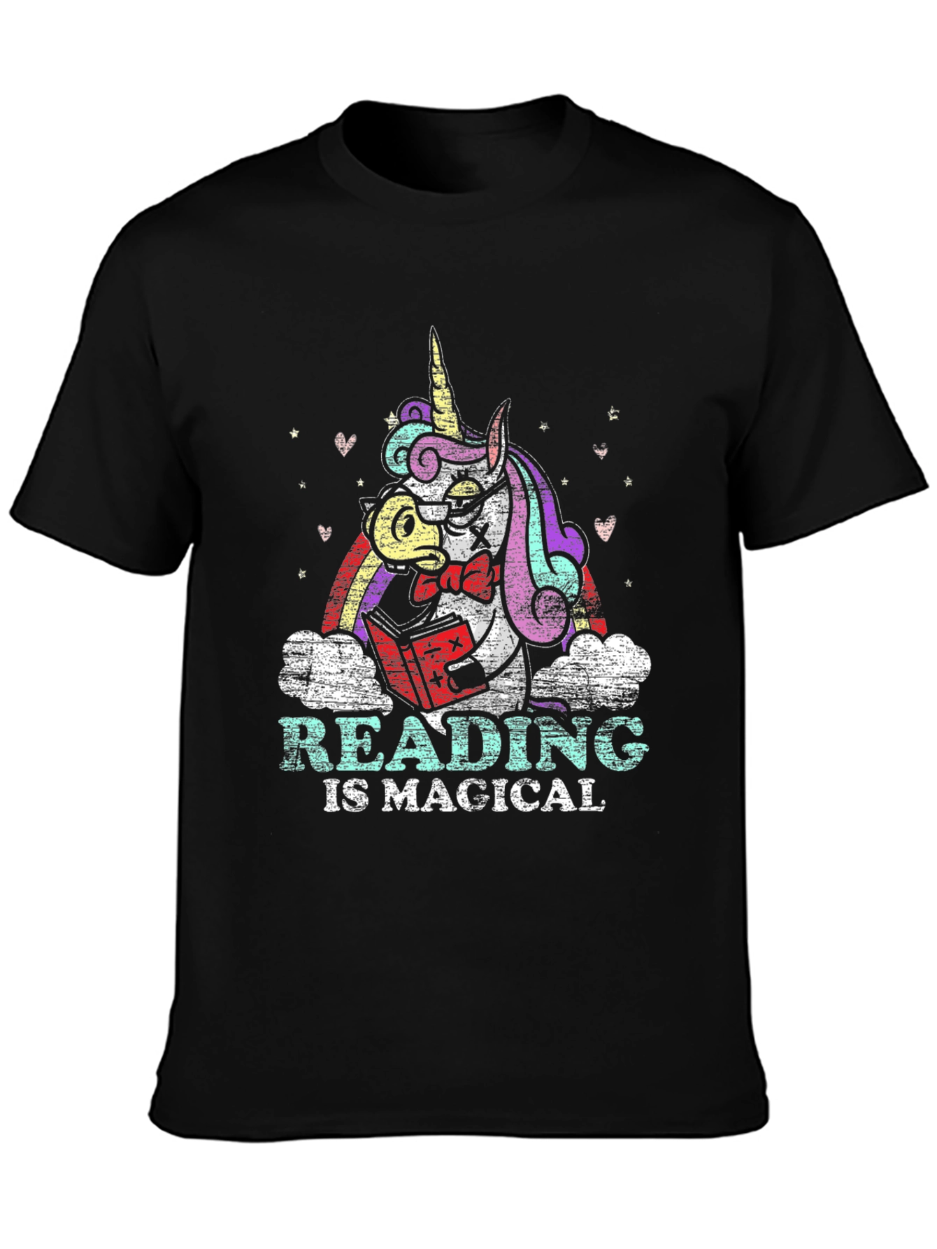 Magical Reading Unicorn Graphic Tee