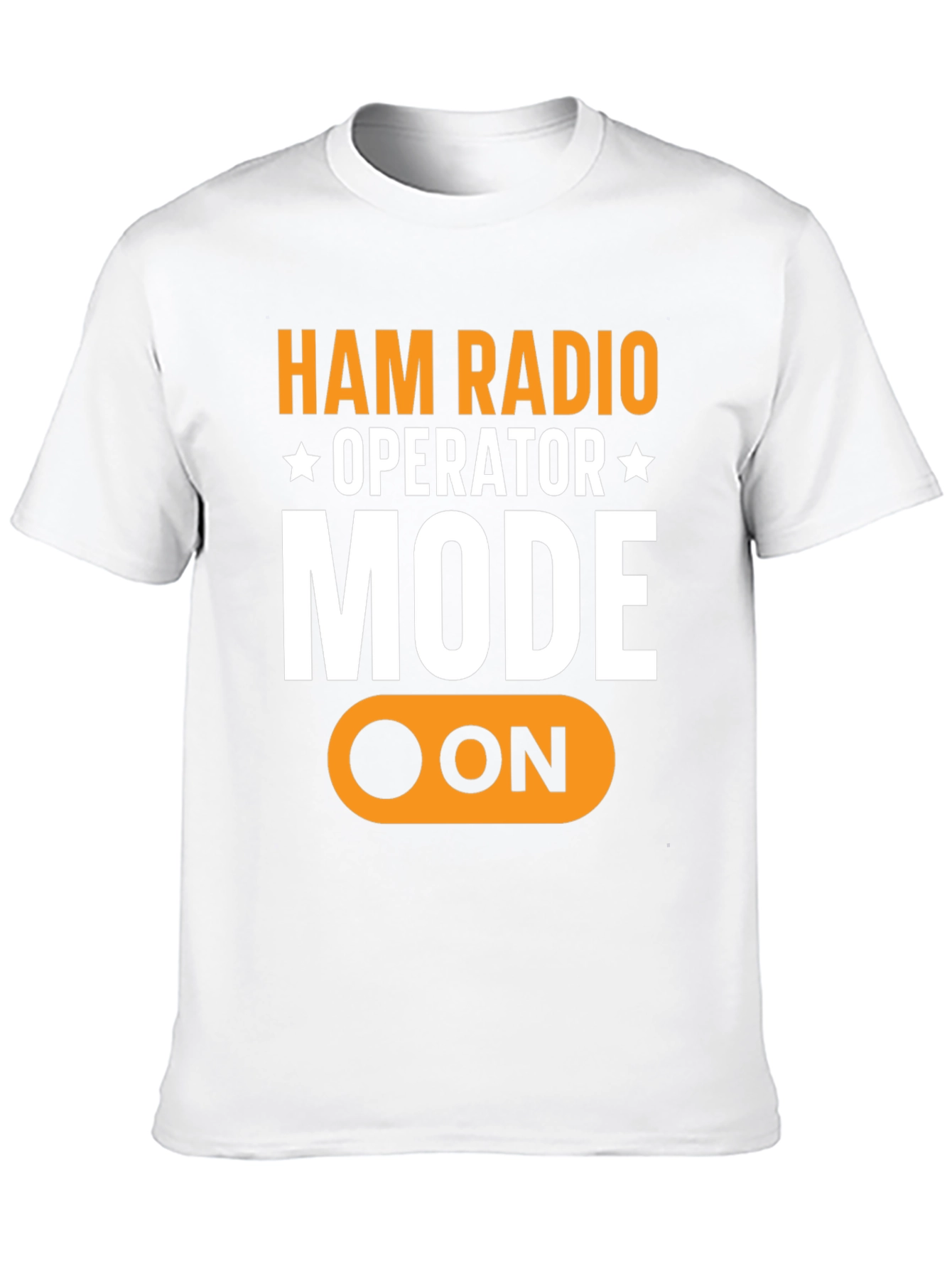 Ham Radio Operator MODE ON Black T-Shirt