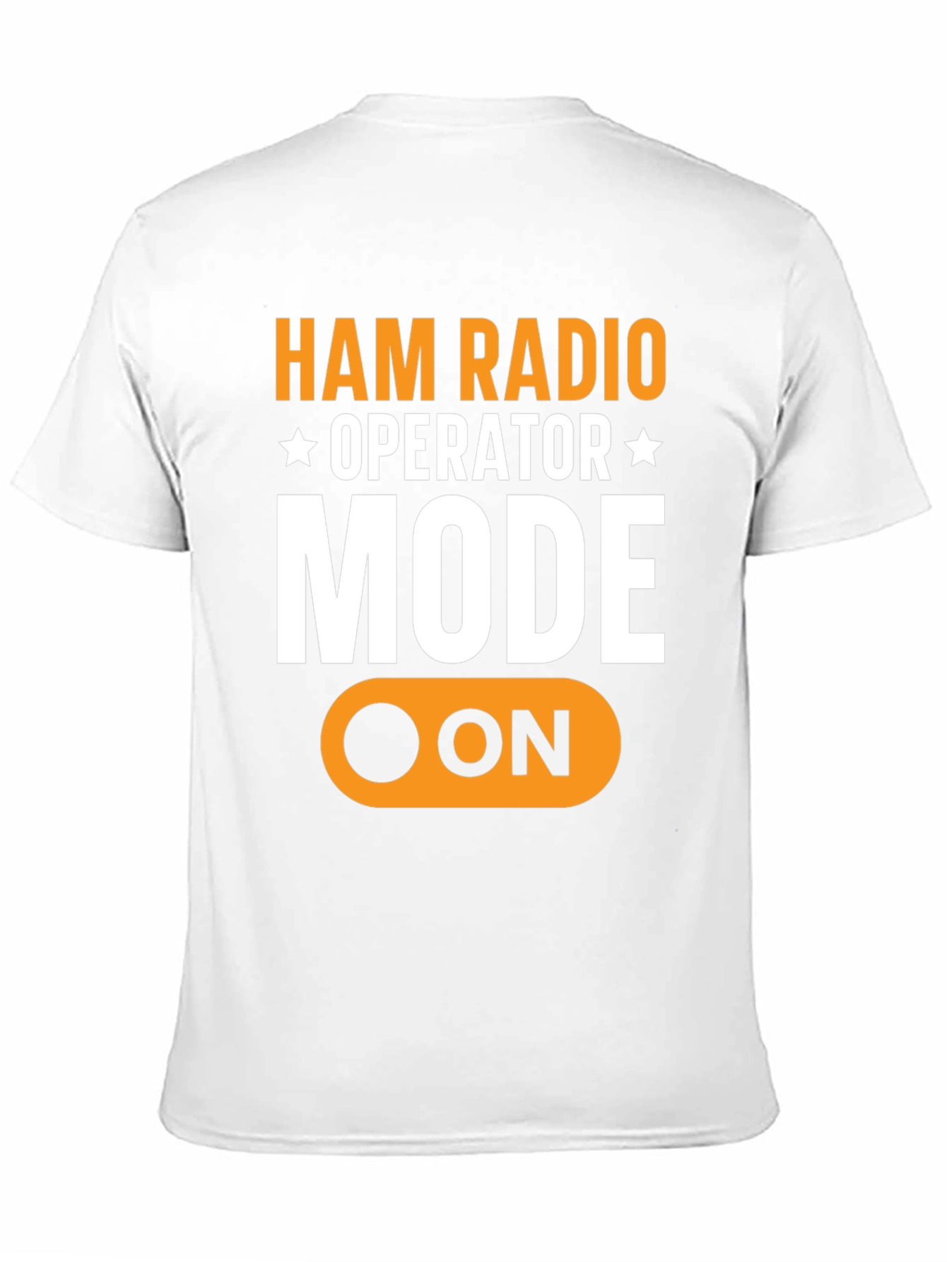 Ham Radio Operator MODE ON Black T-Shirt