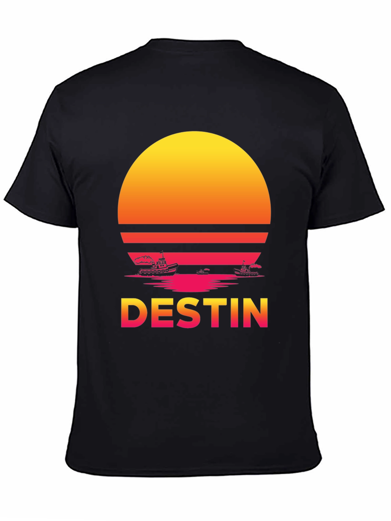 Destin Sunset T-Shirt - Retro Graphic Tee