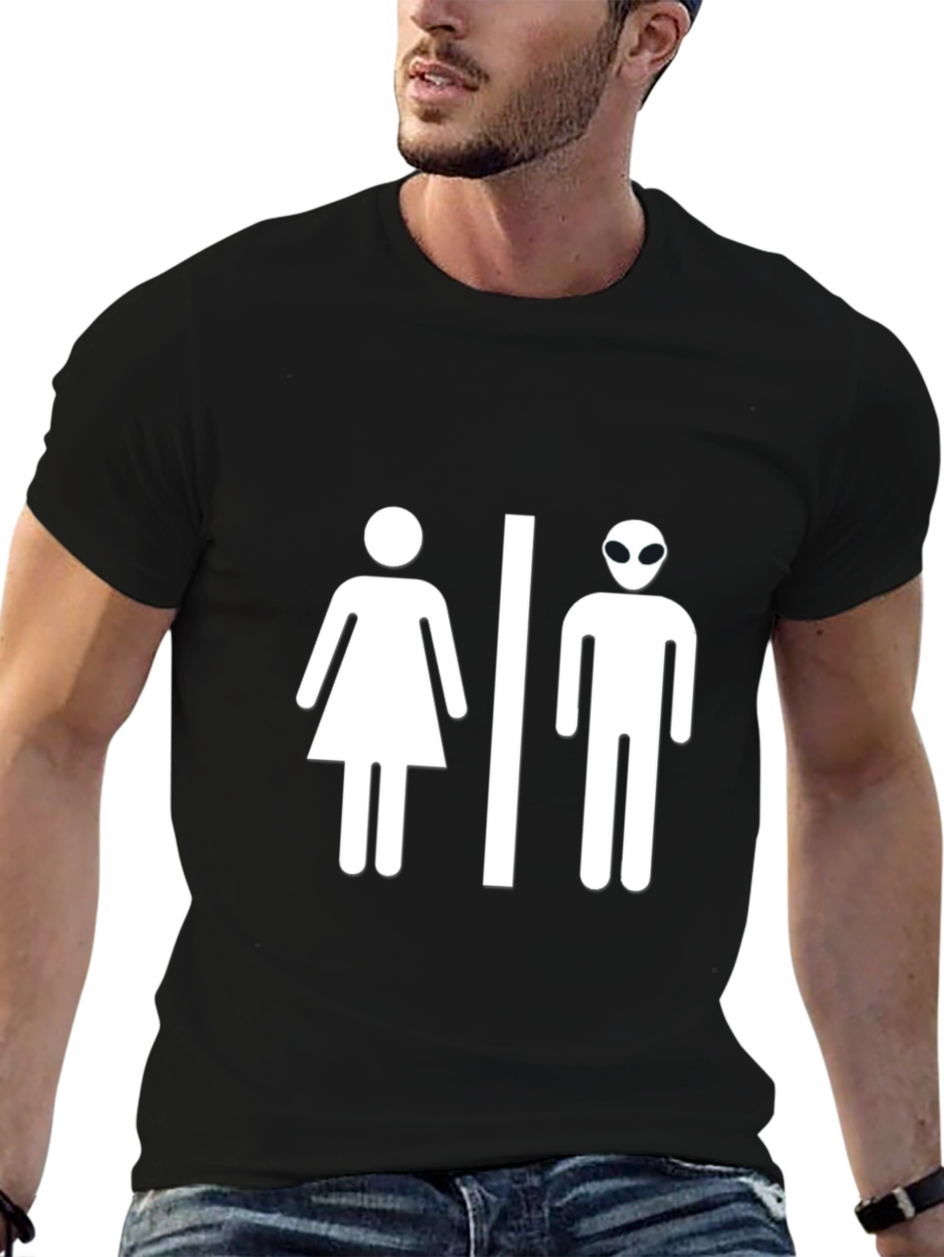 Alien Restroom T-Shirt