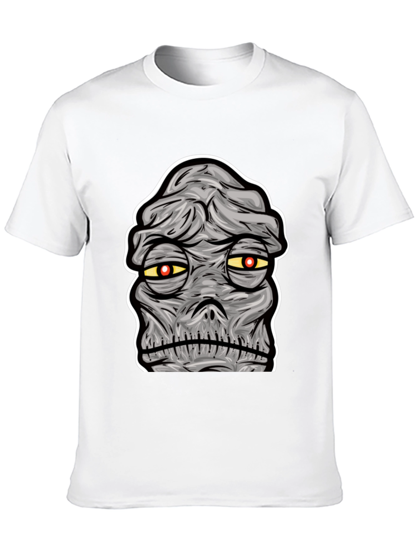 Mummy Graphic Print Black T-Shirt
