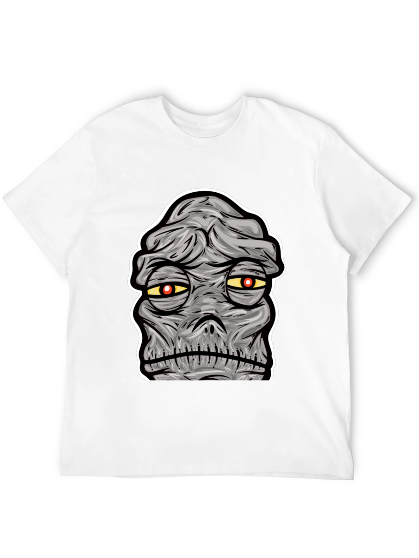 Mummy Graphic Print Black T-Shirt