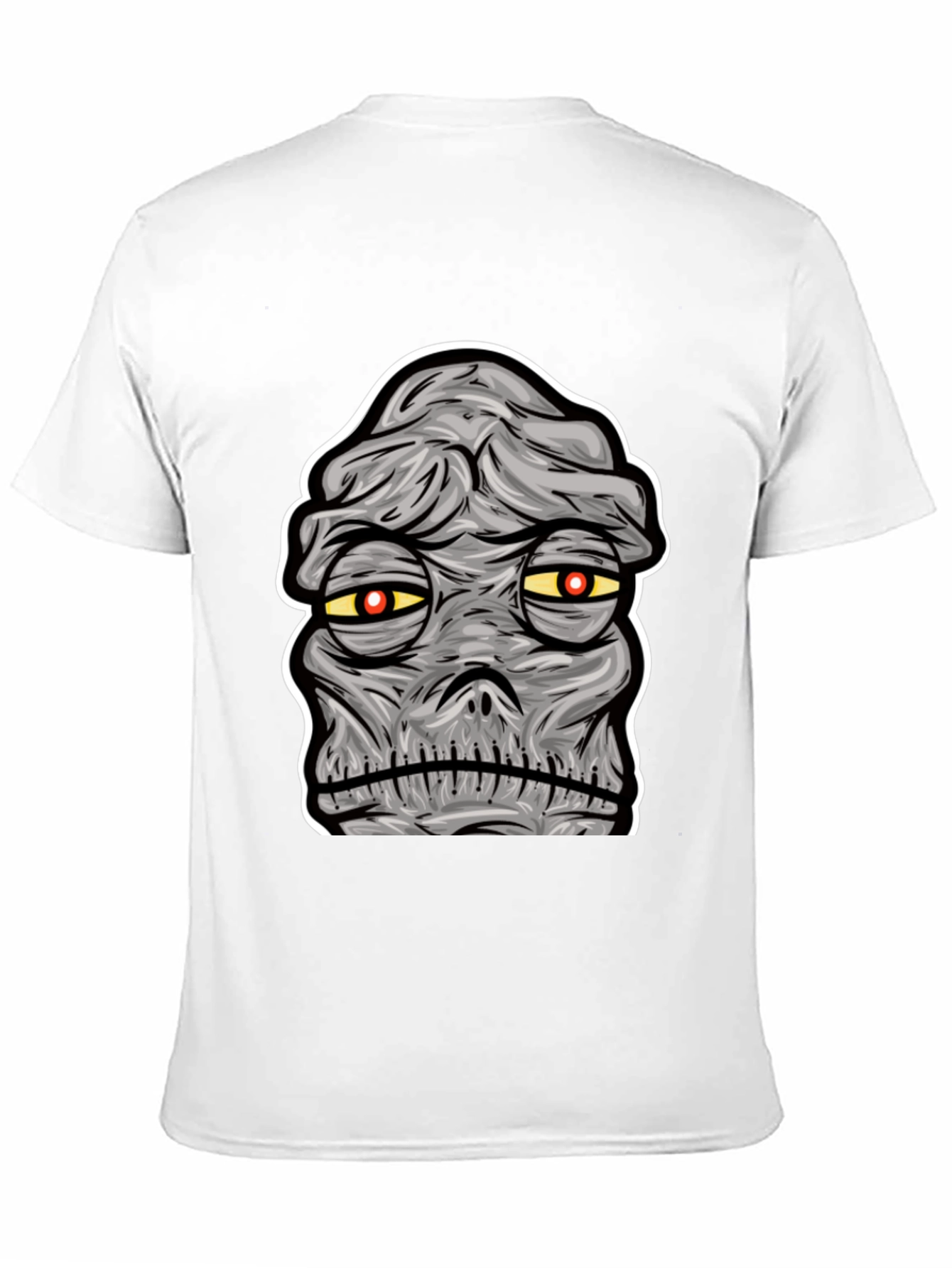 Mummy Graphic Print Black T-Shirt
