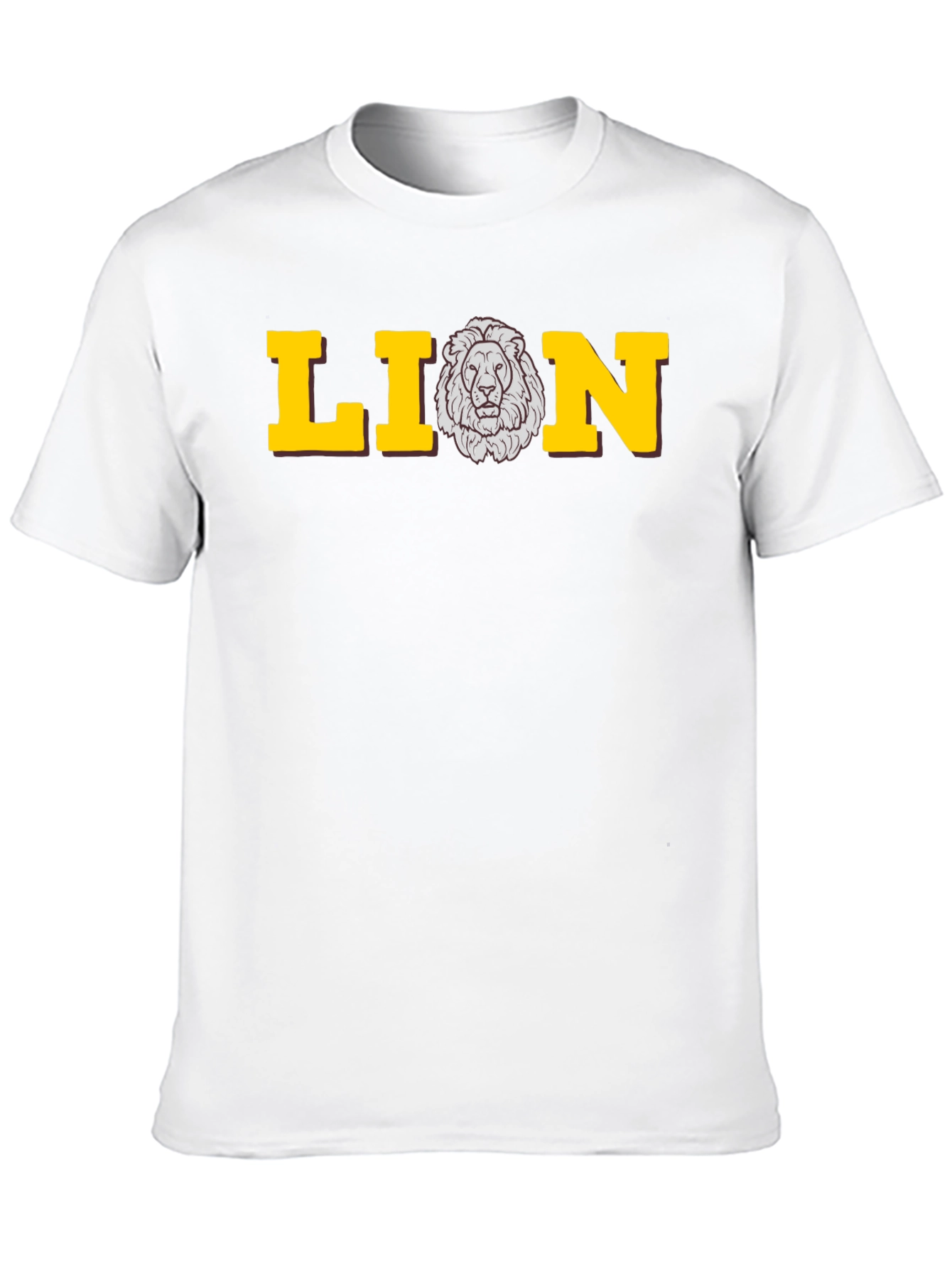 Lion Graphic T-Shirt - Bold Design