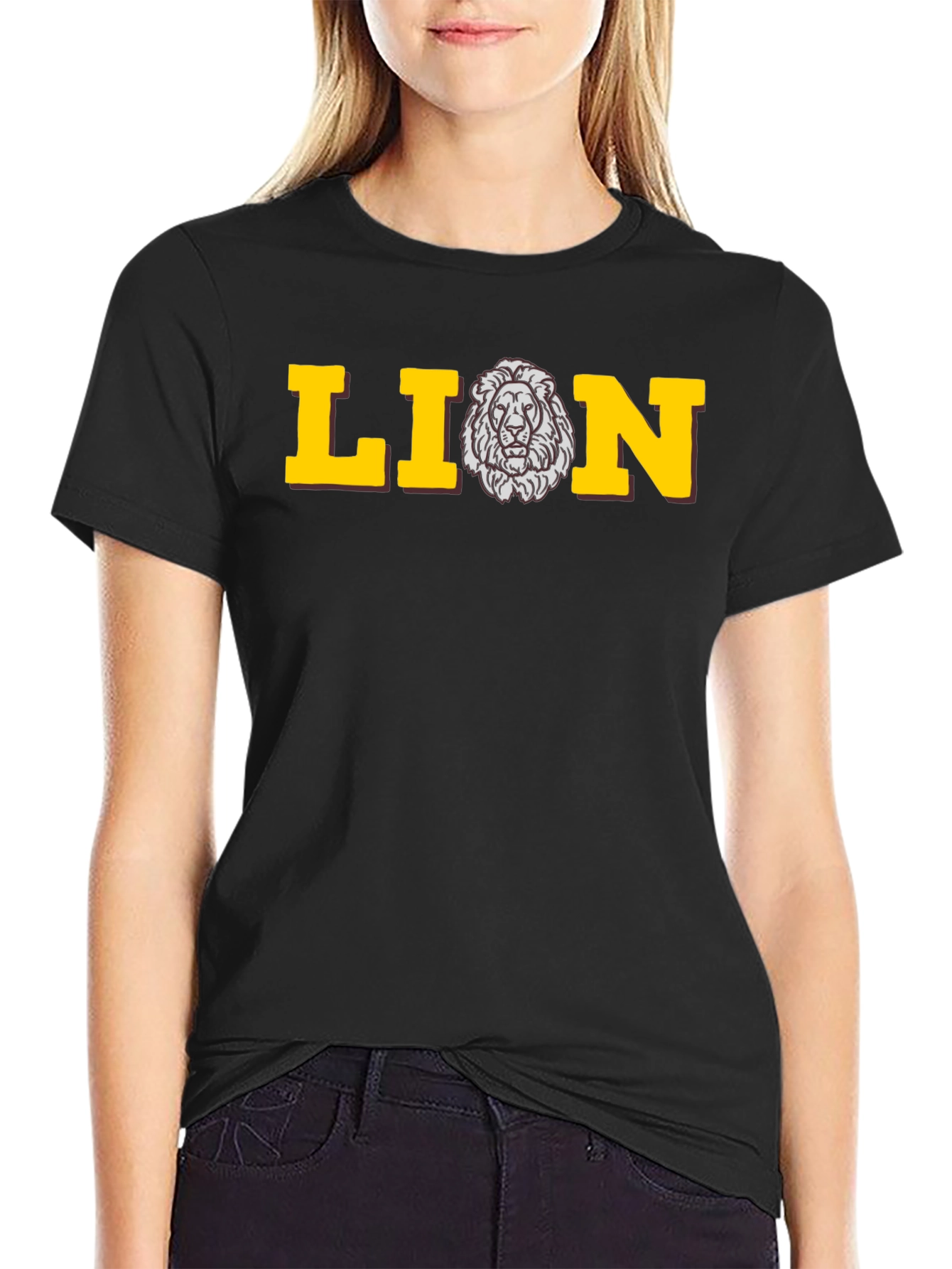 Lion Graphic T-Shirt - Bold Design