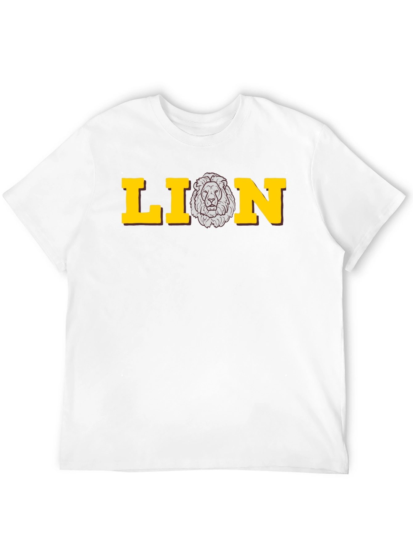 Lion Graphic T-Shirt - Bold Design