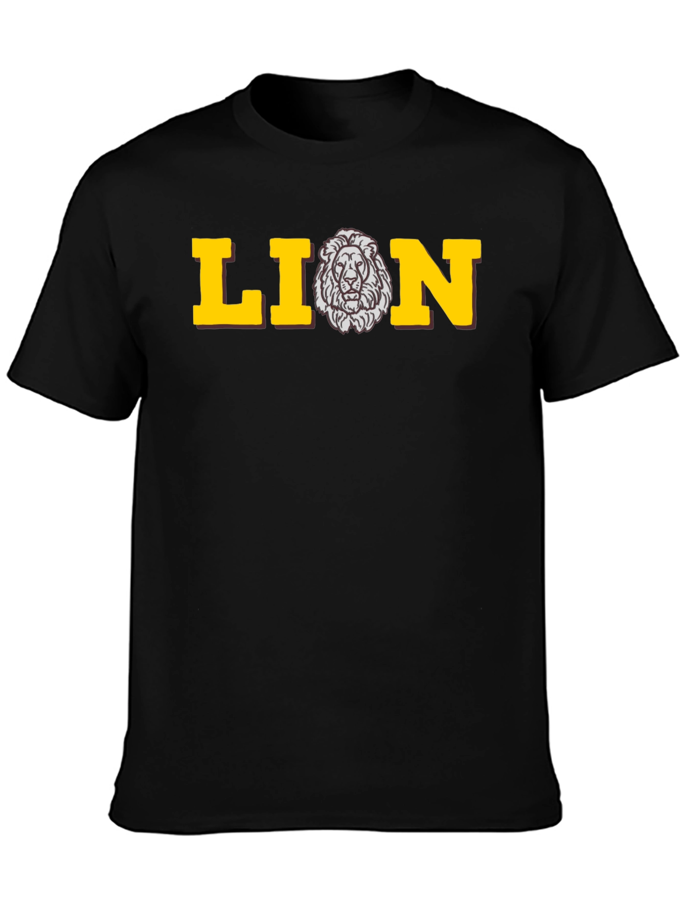 Lion Graphic T-Shirt - Bold Design