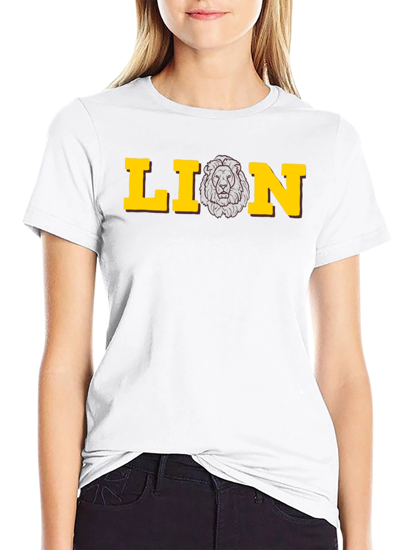 Lion Graphic T-Shirt - Bold Design