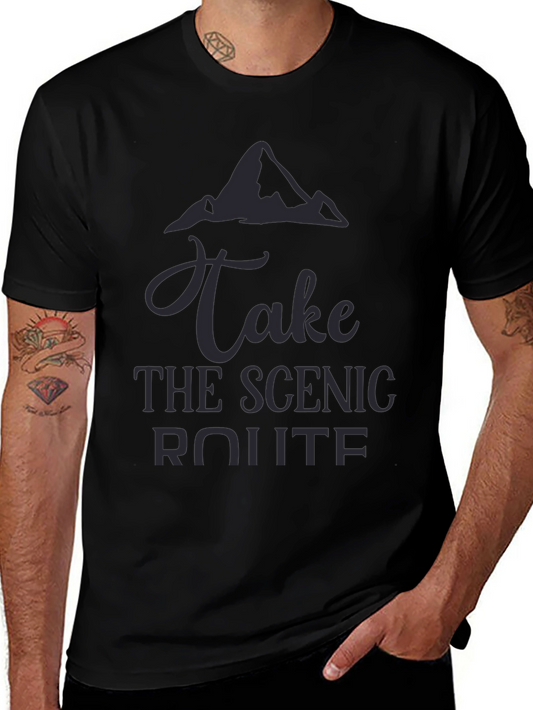Scenic Route Graphic T-Shirt - Soft & Stylish