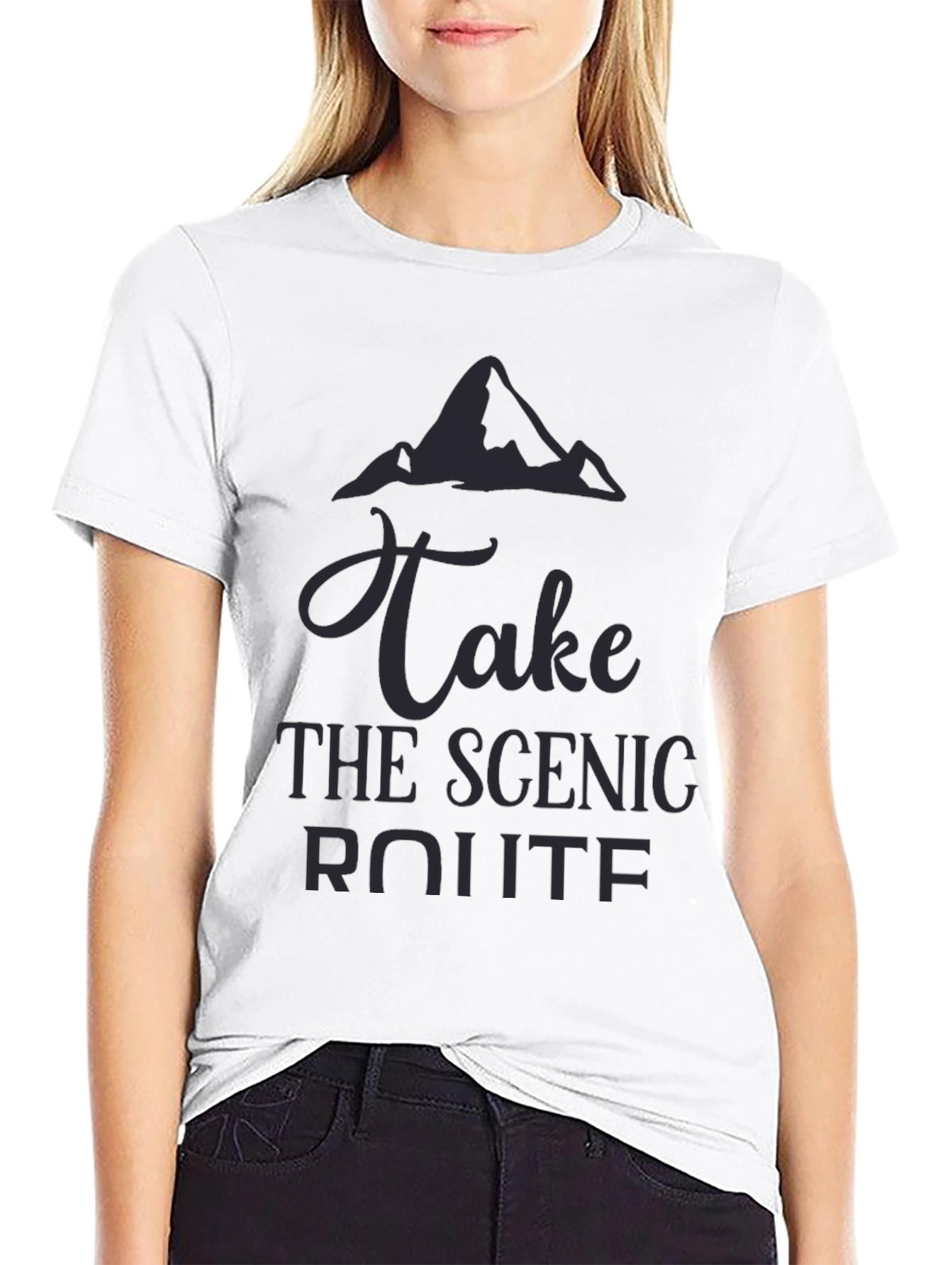 Scenic Route Graphic T-Shirt - Soft & Stylish