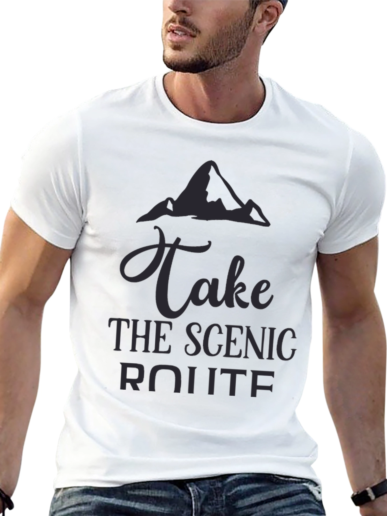 Scenic Route Graphic T-Shirt - Soft & Stylish