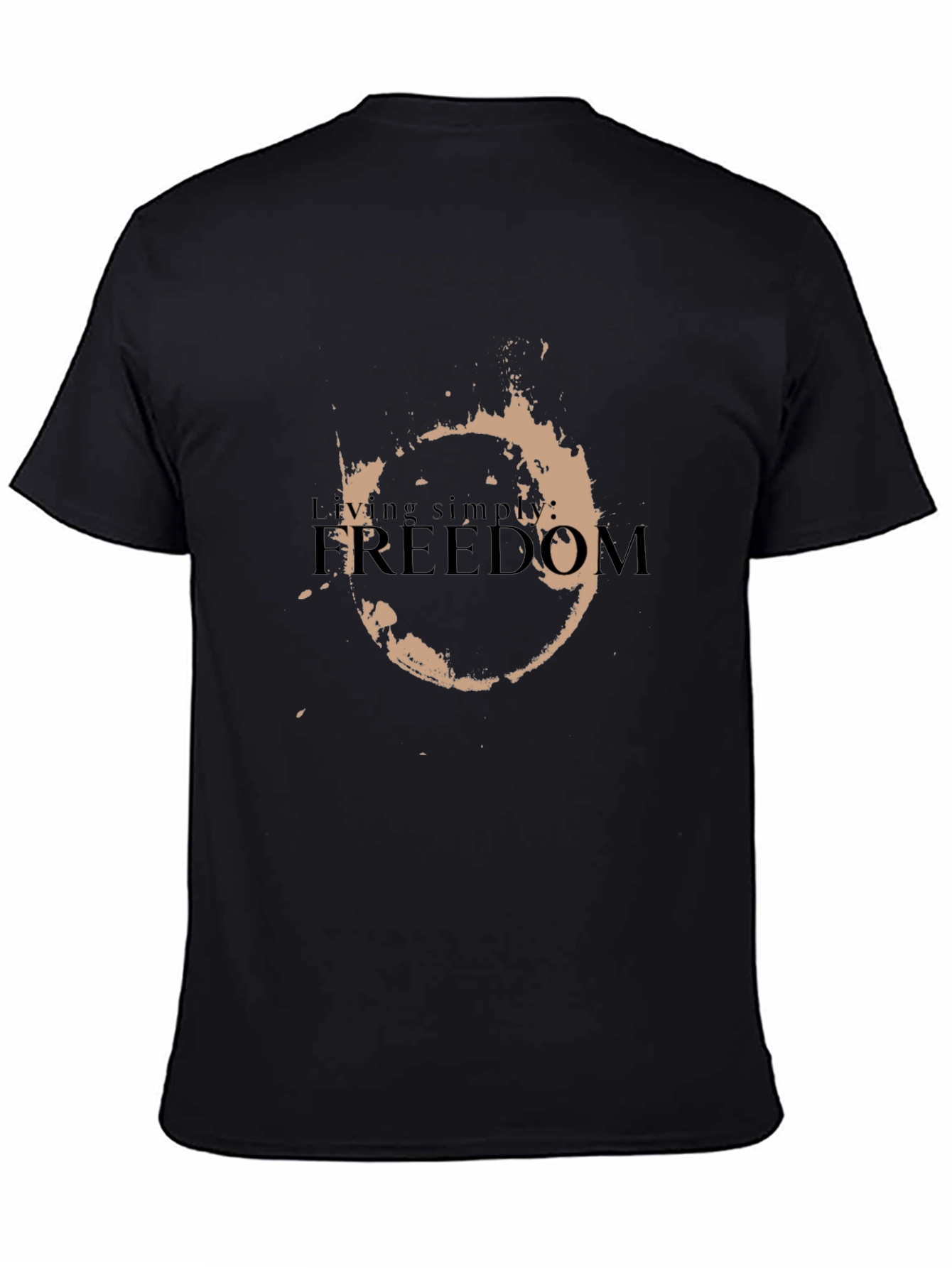 Freedom Graphic Black T-Shirt