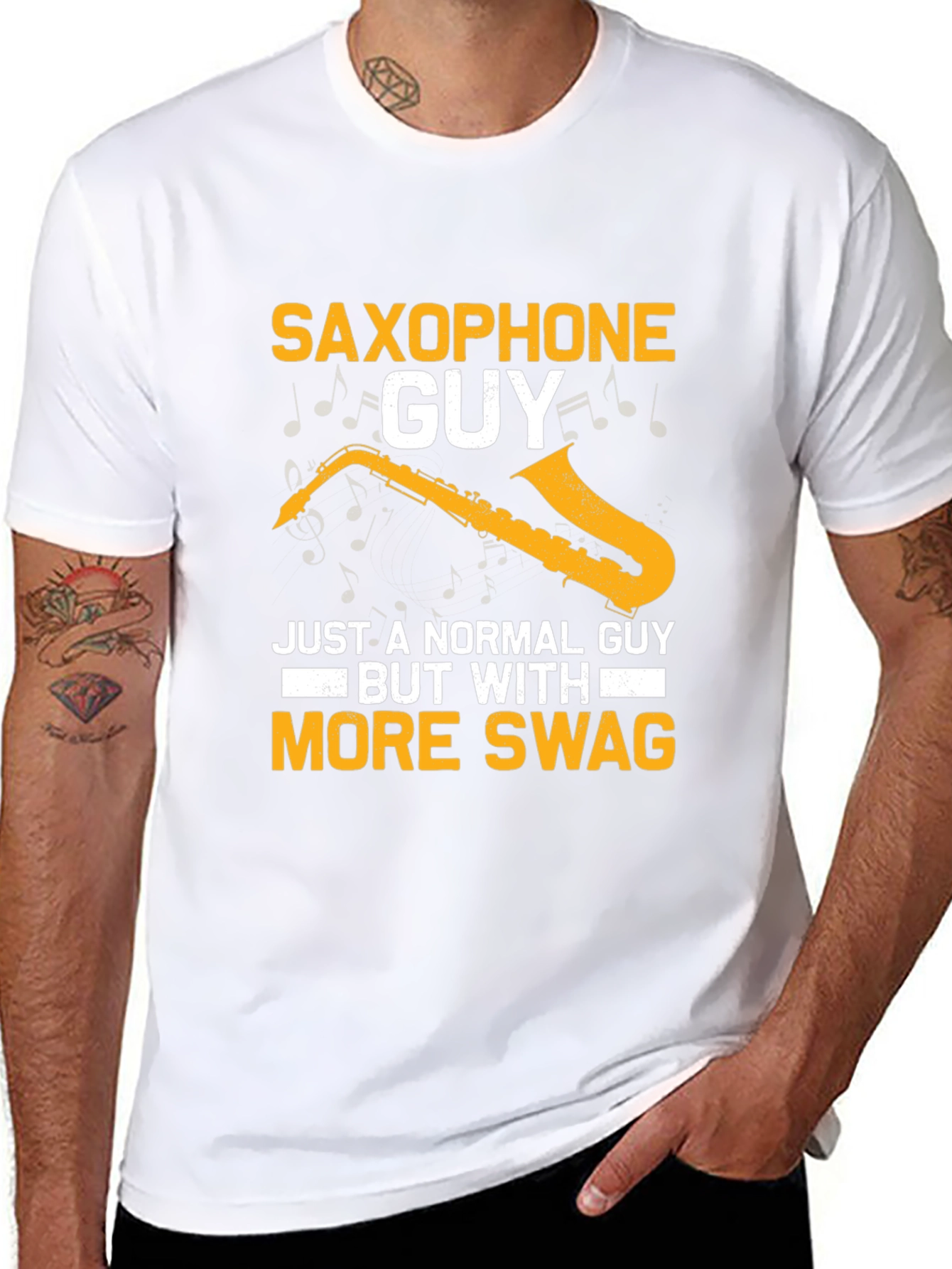 Saxophone Guy T-Shirt - More Swag