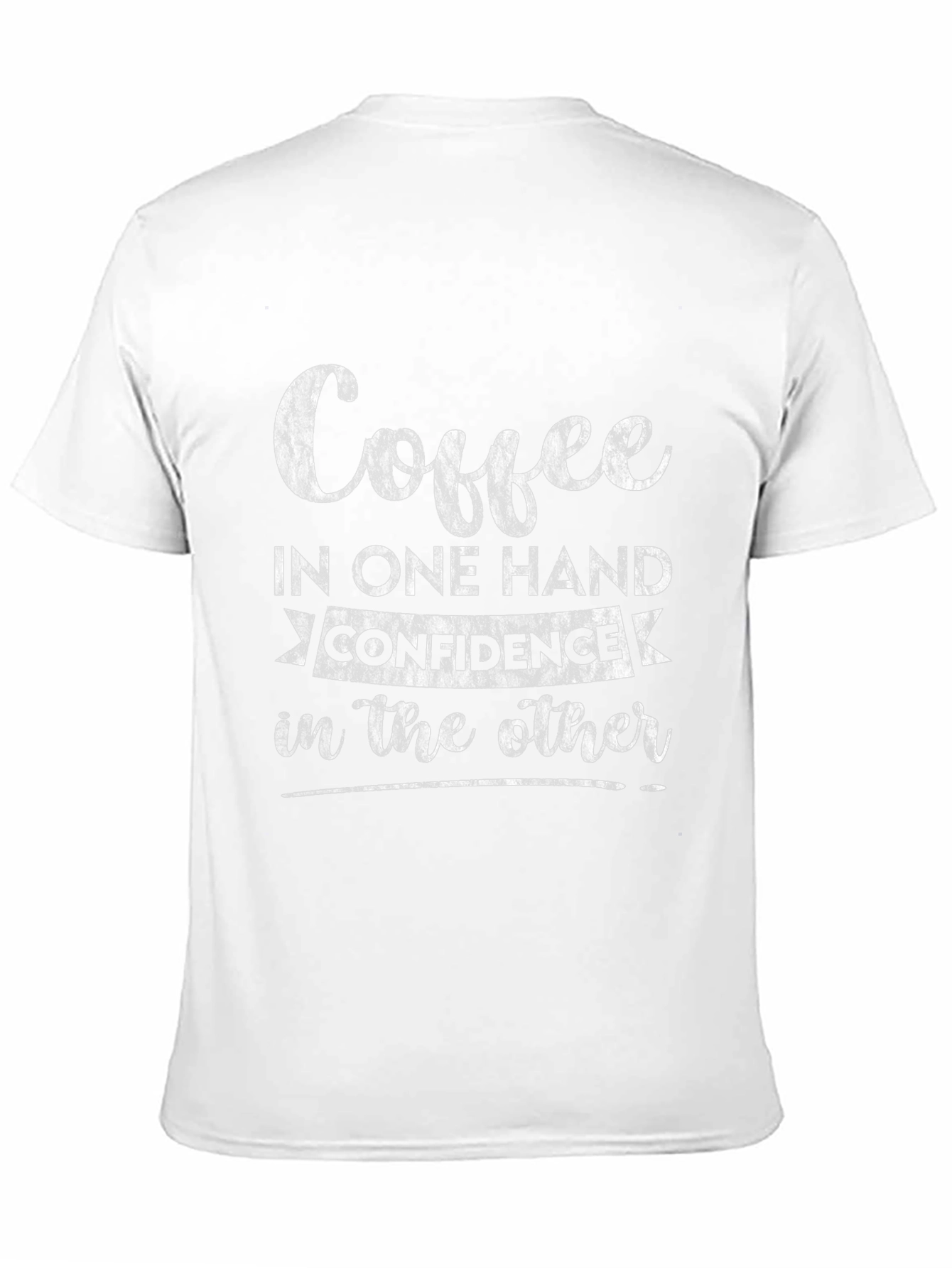 Coffee & Confidence Graphic Tee - Black