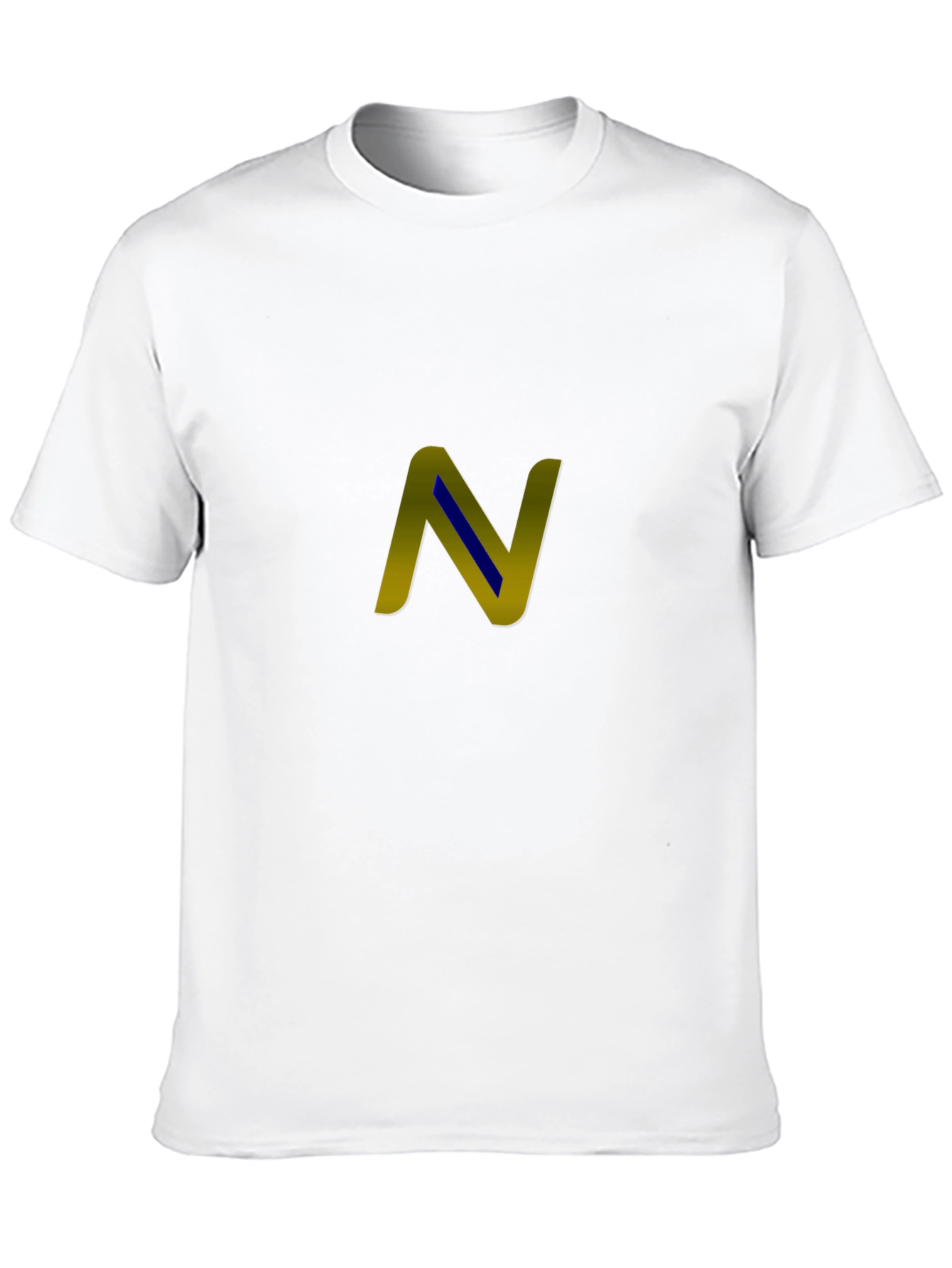 Stylish Black T-Shirt with Unique N Design
