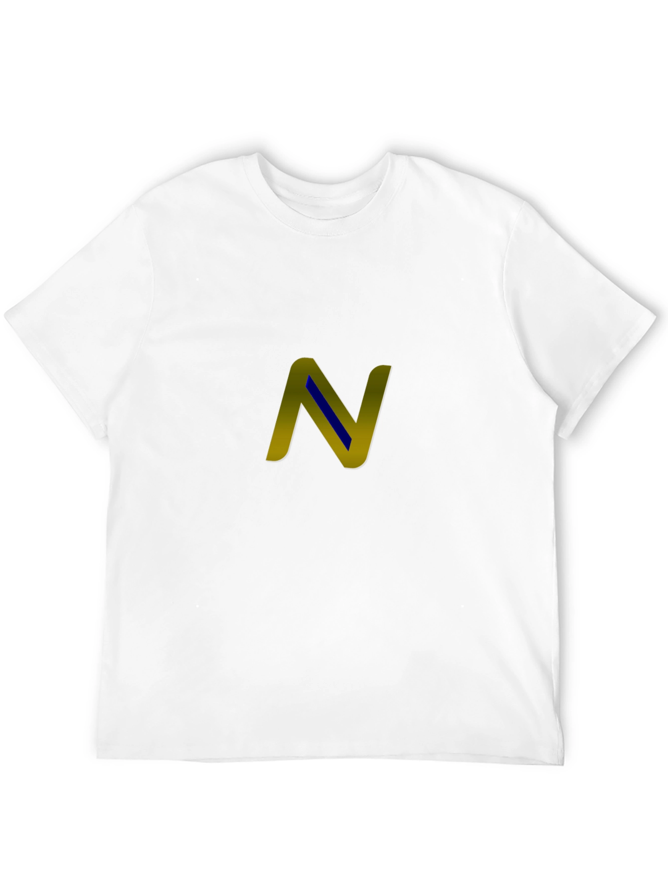 Stylish Black T-Shirt with Unique N Design
