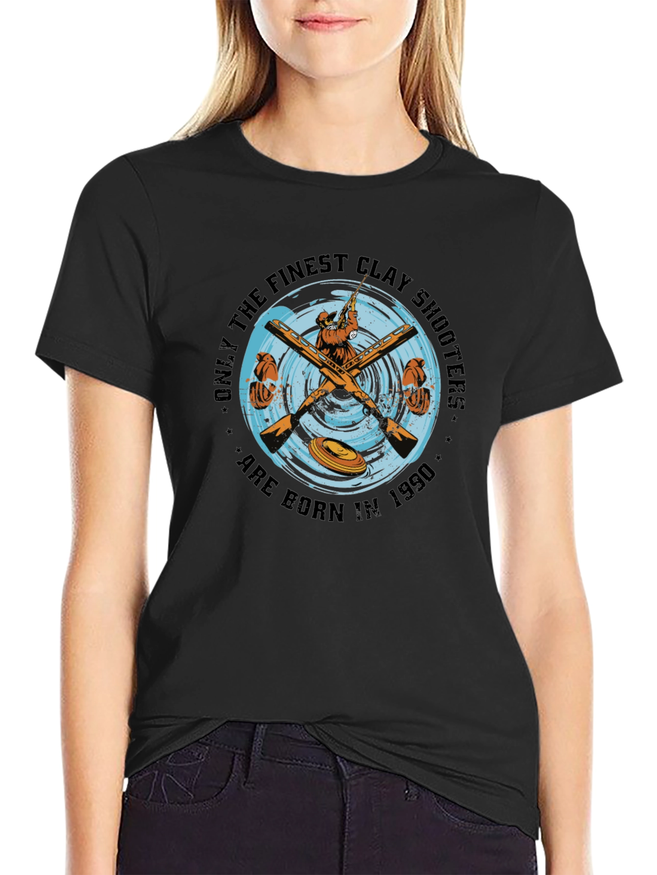 Finest Clay Shooters Born in 1990 T-Shirt