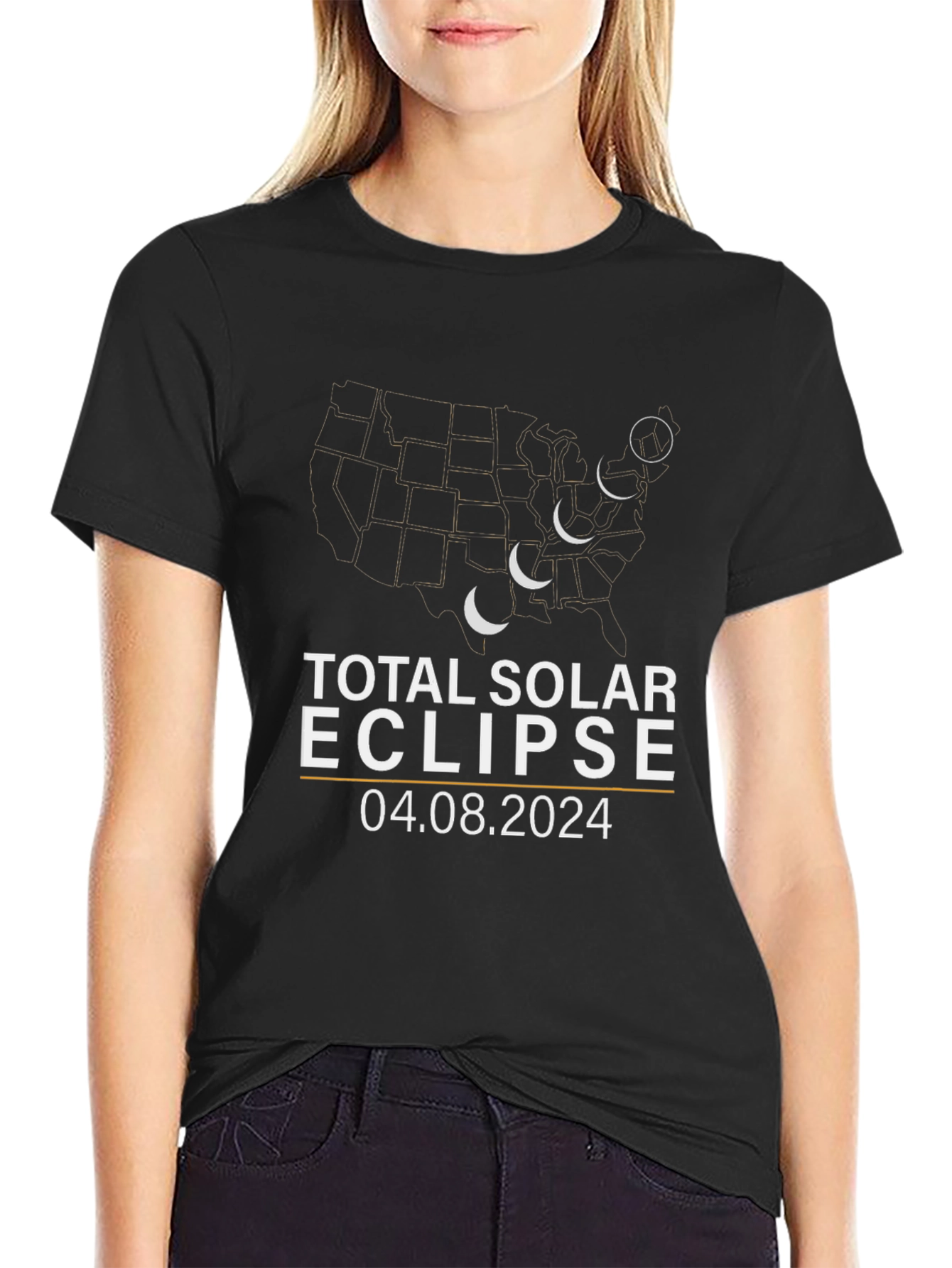 Total Solar Eclipse 2024 Graphic Tee