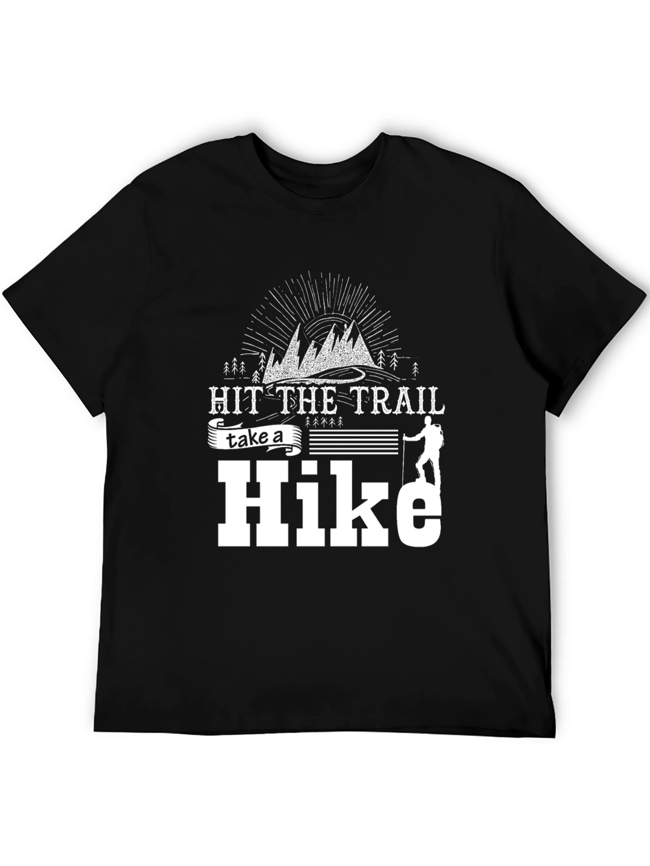 Hit the Trail Hike Black T-Shirt