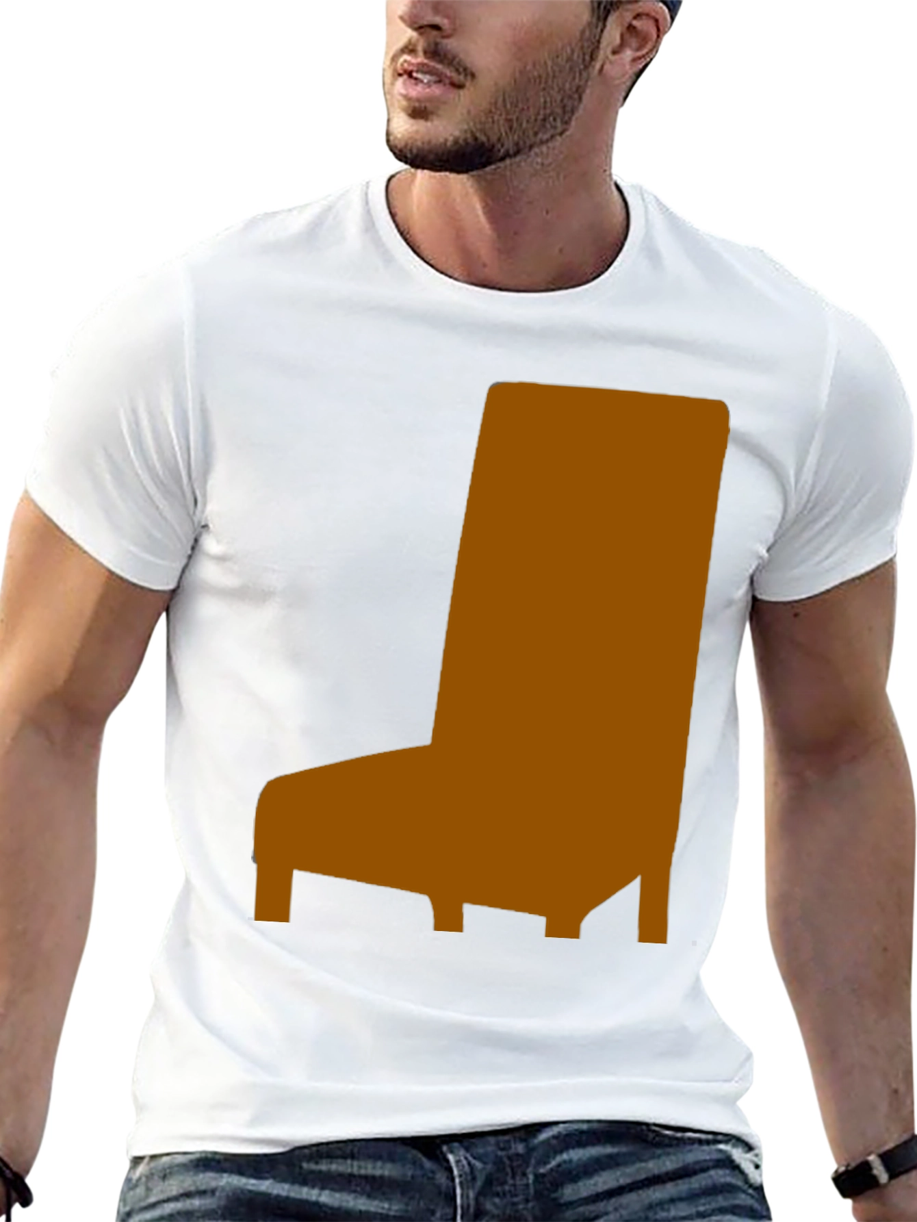 Chair Graphic Tee - Modern Minimalist Design