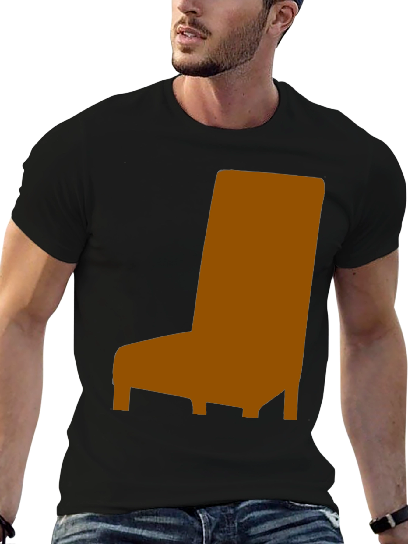Chair Graphic Tee - Modern Minimalist Design
