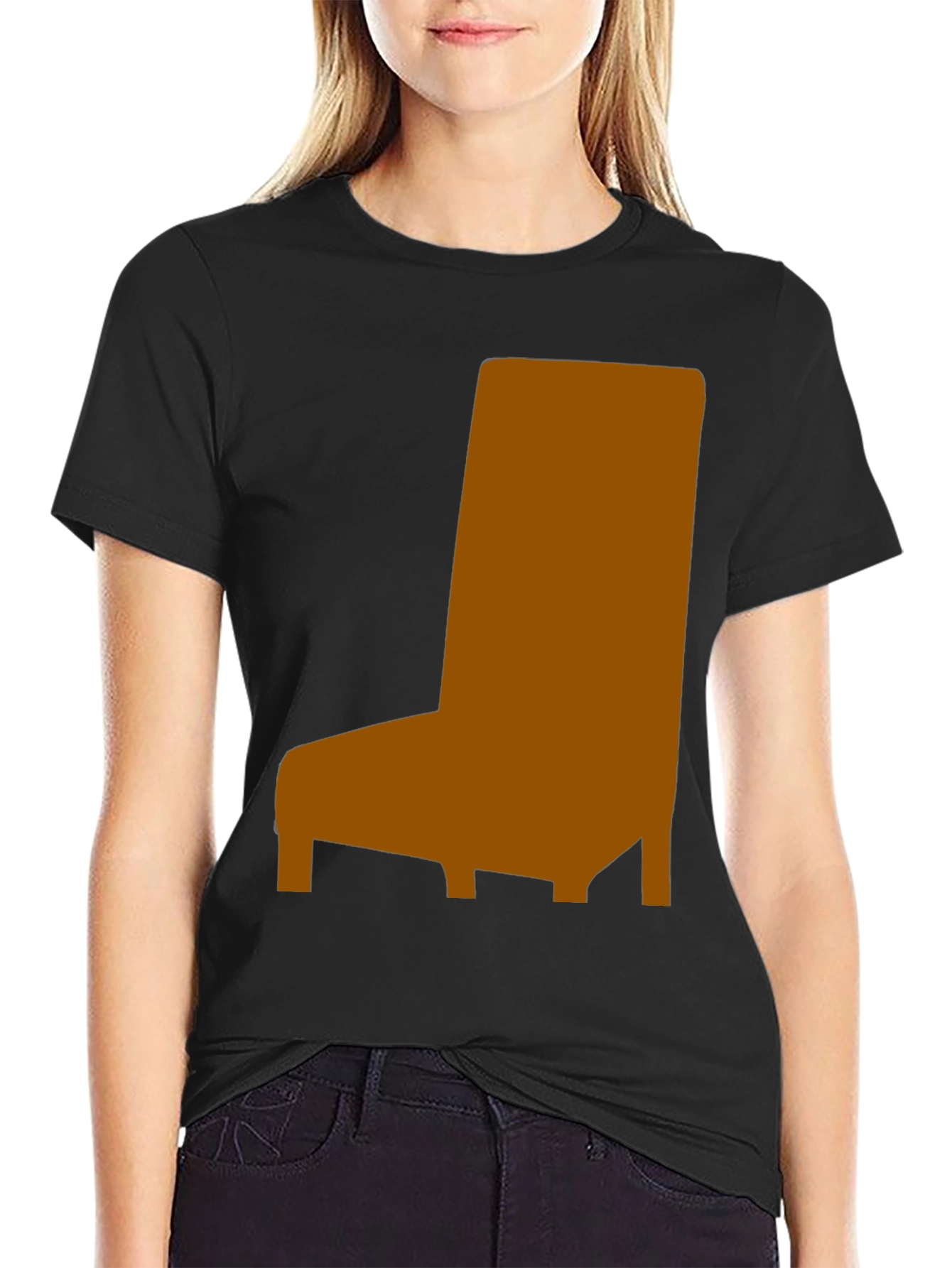 Chair Graphic Tee - Modern Minimalist Design
