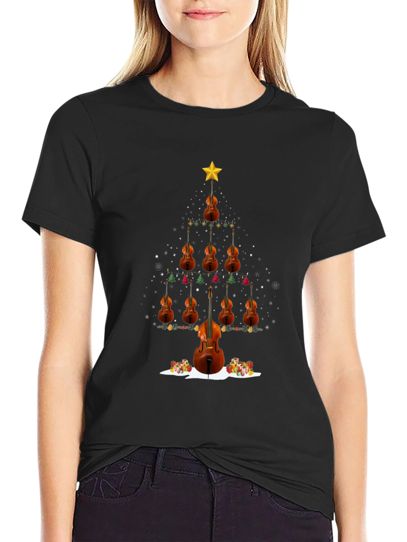 Musical Christmas Tree Graphic Tee