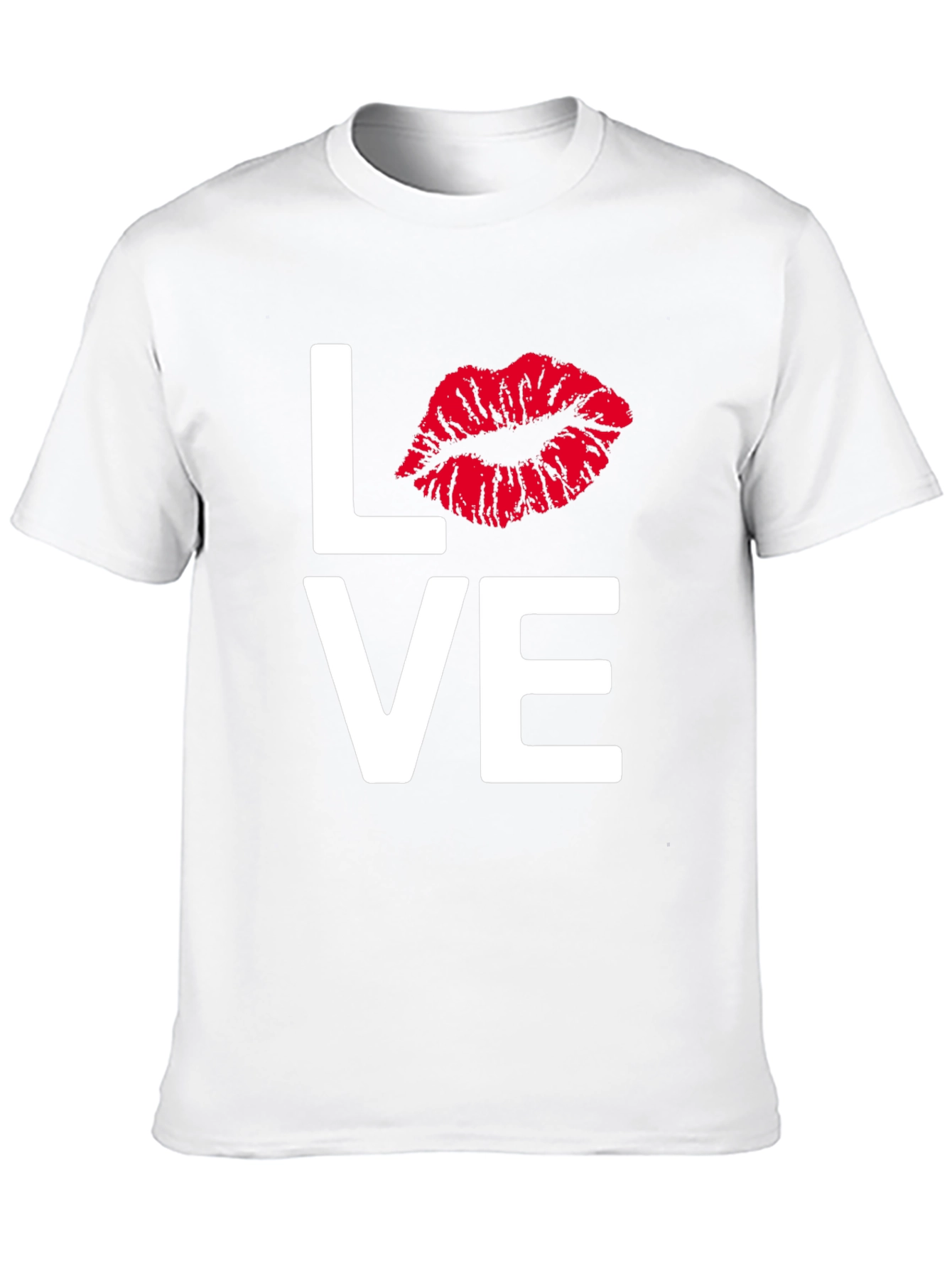 LOVE Lips Graphic Tee - Black